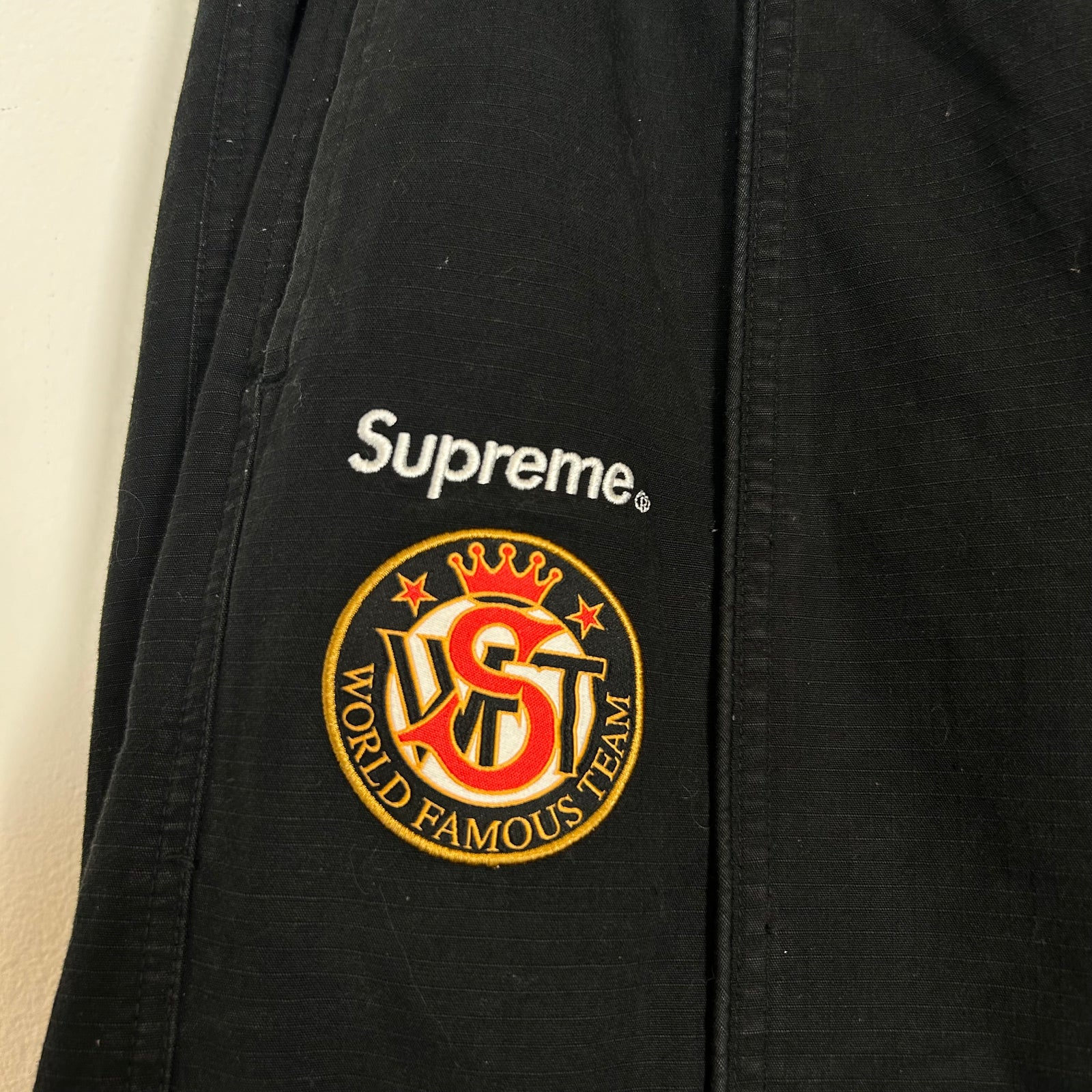 Supreme x Umbro Black Ripstop Track Pants Size L