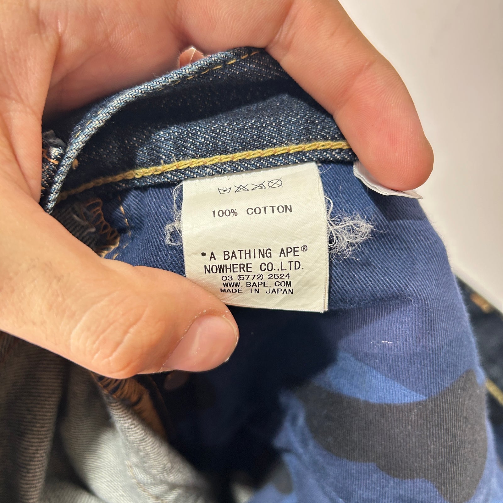 Bape Star Graphic Jeans Size M