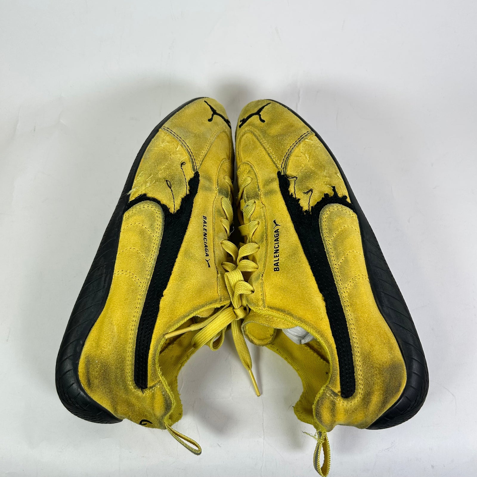 Balenciaga x Puma Speedcat Destroyed Low-top Sneakers