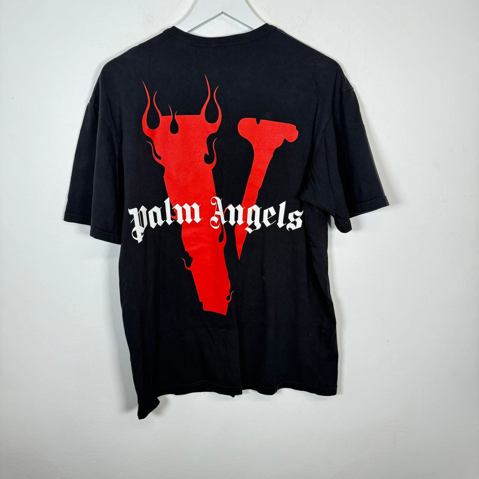 Vlone x Palm Angels Black/Red Tee Size S