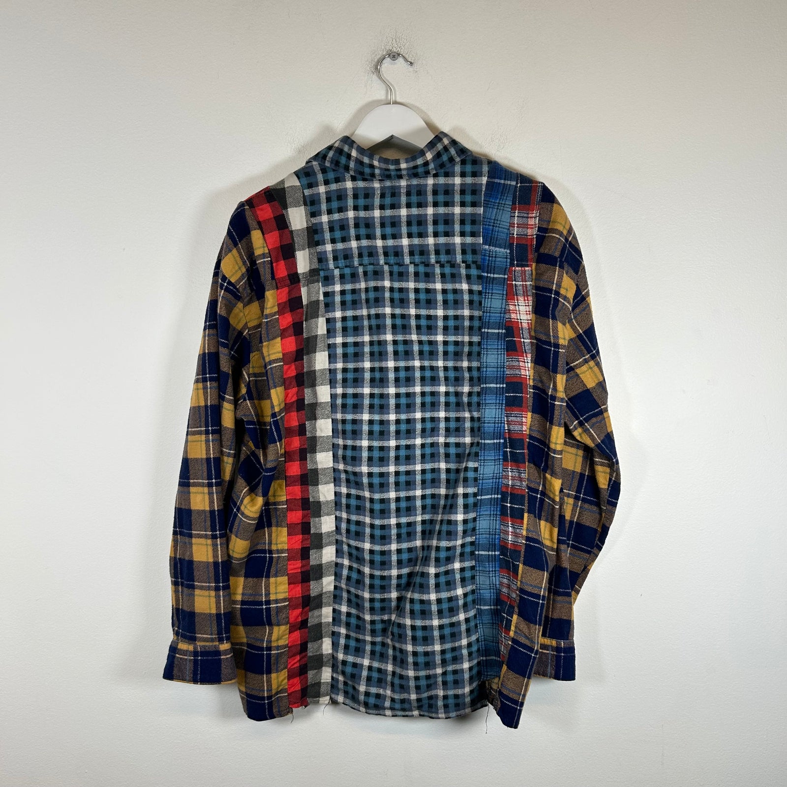 Needles Rebuild 7 Cuts Flannel Shirt Size L