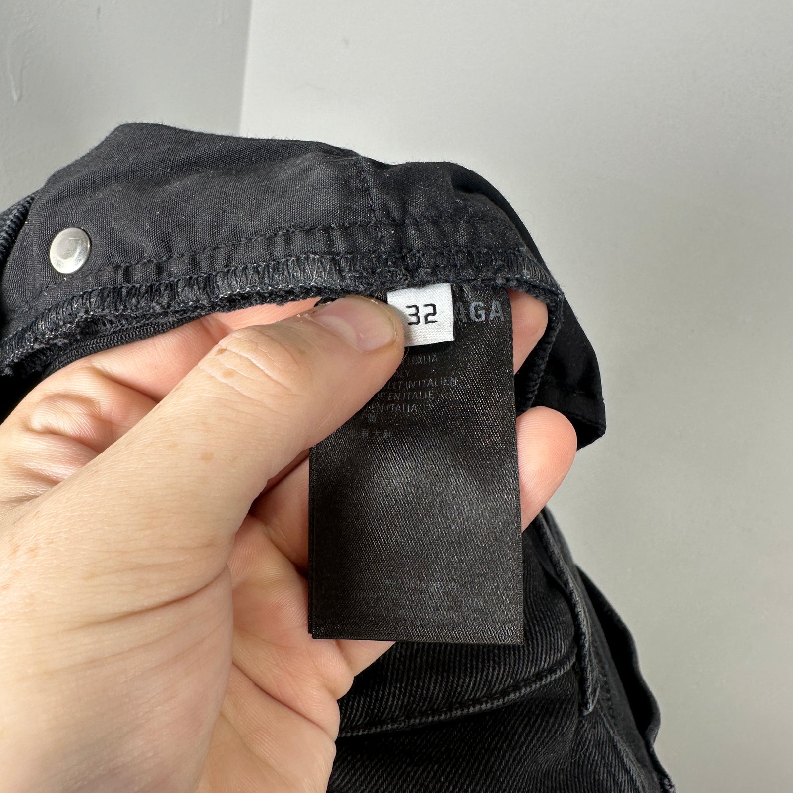 Saint Laurent Black Denim Jeans Size 32