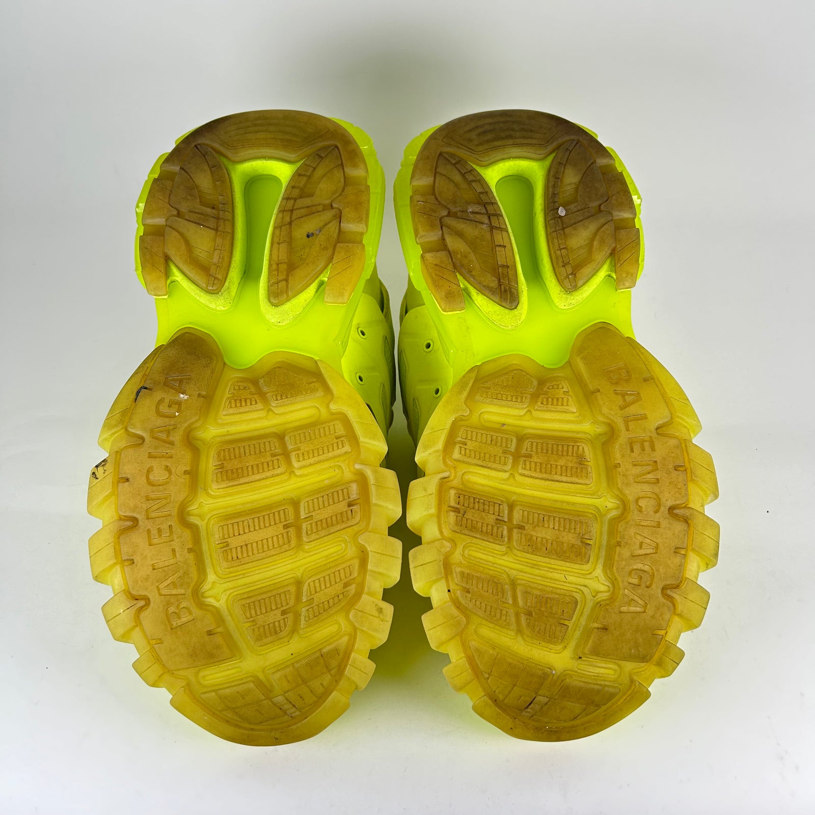 Balenciaga Tracks Neon Yellow Size 45