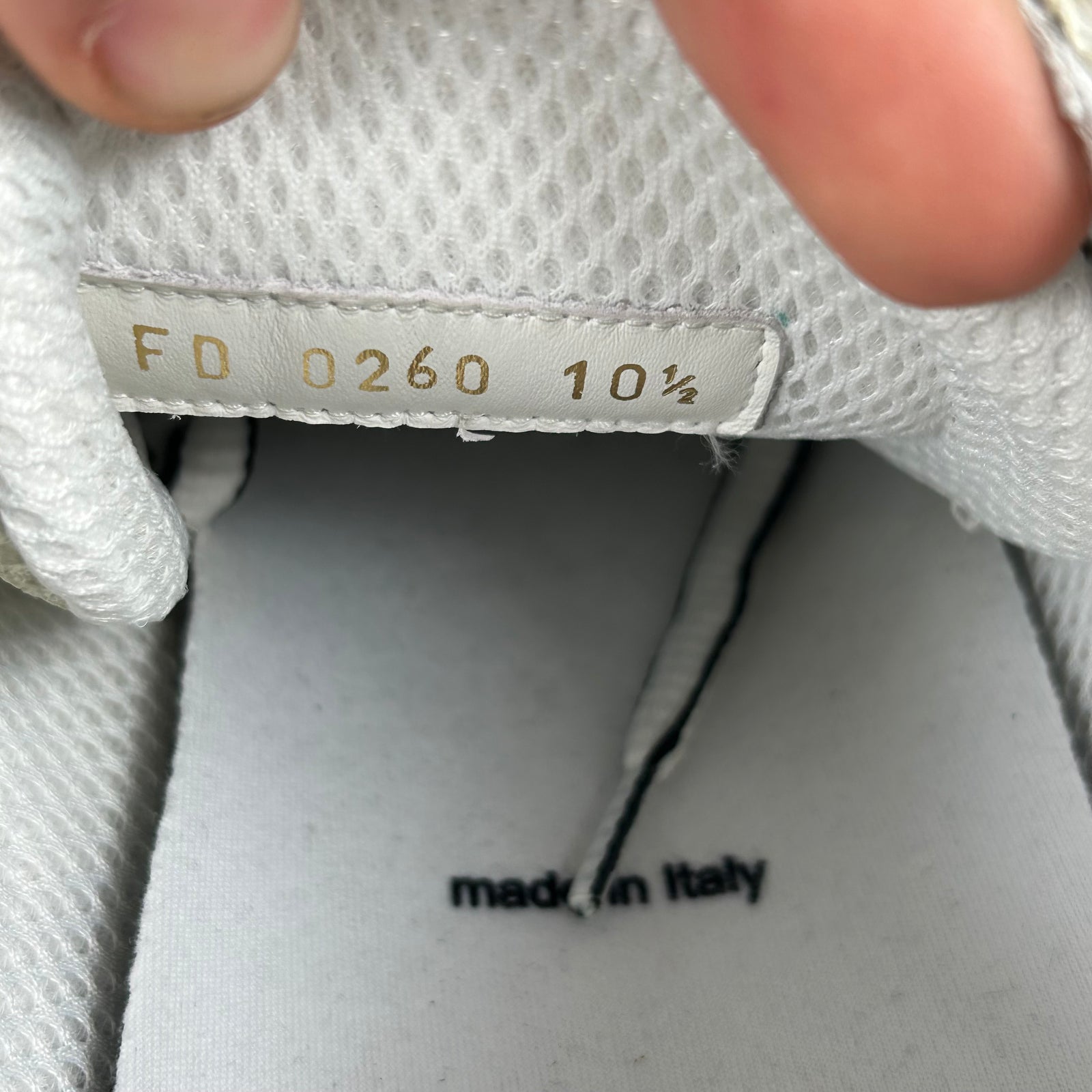 Louis Vuitton Gold Mesh Trail Low Top Sneaker Size LV10.5