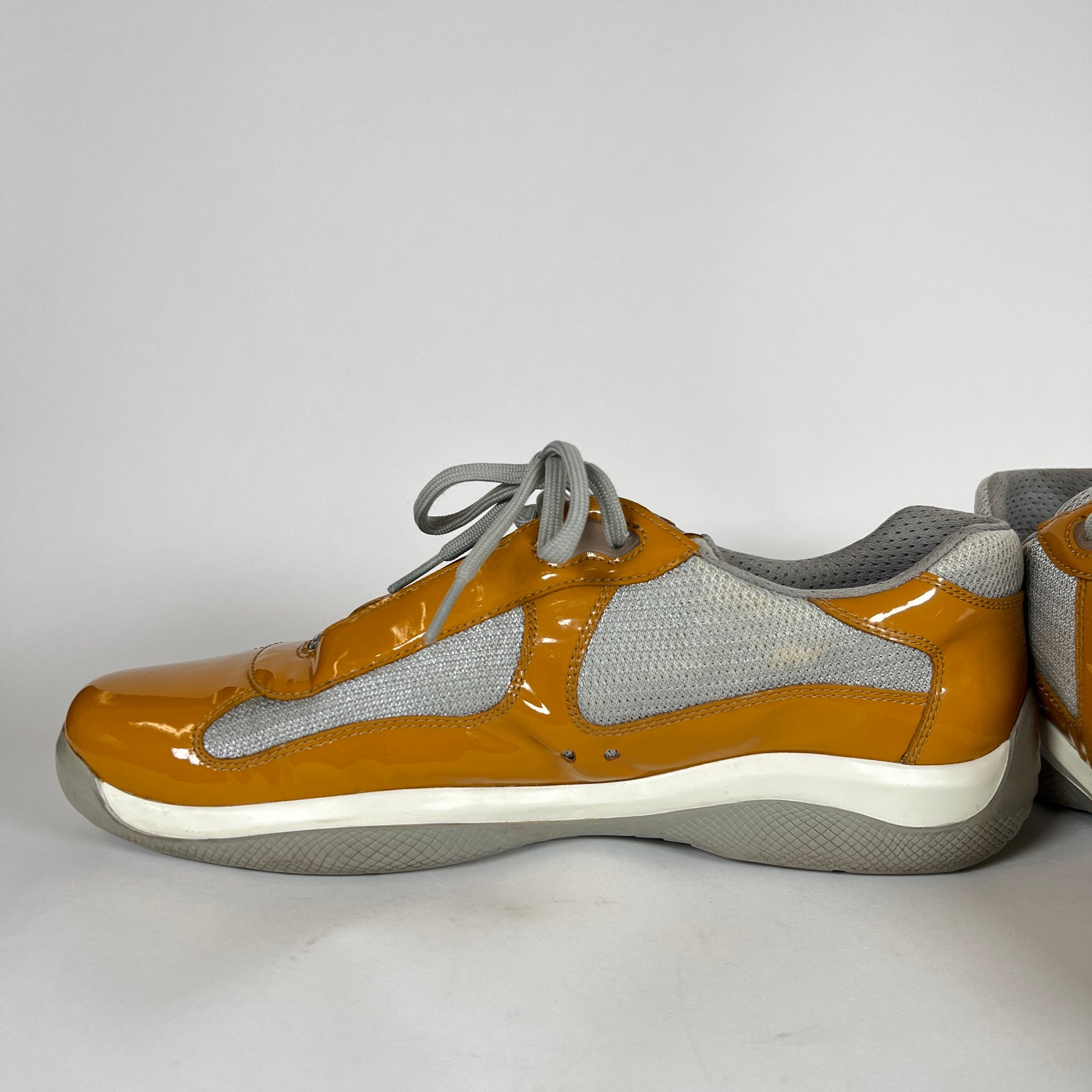 Prada Mustard Yellow Cups Size 12