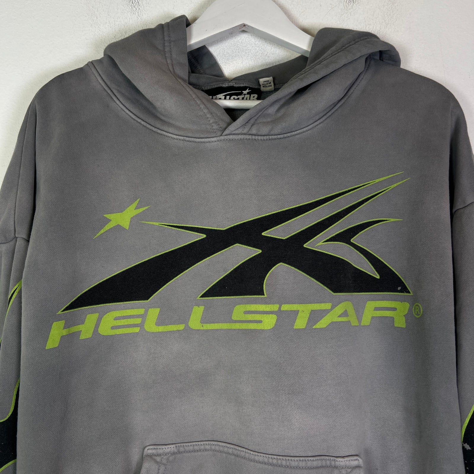 Hellstar Neon Sport Logo Hoodie