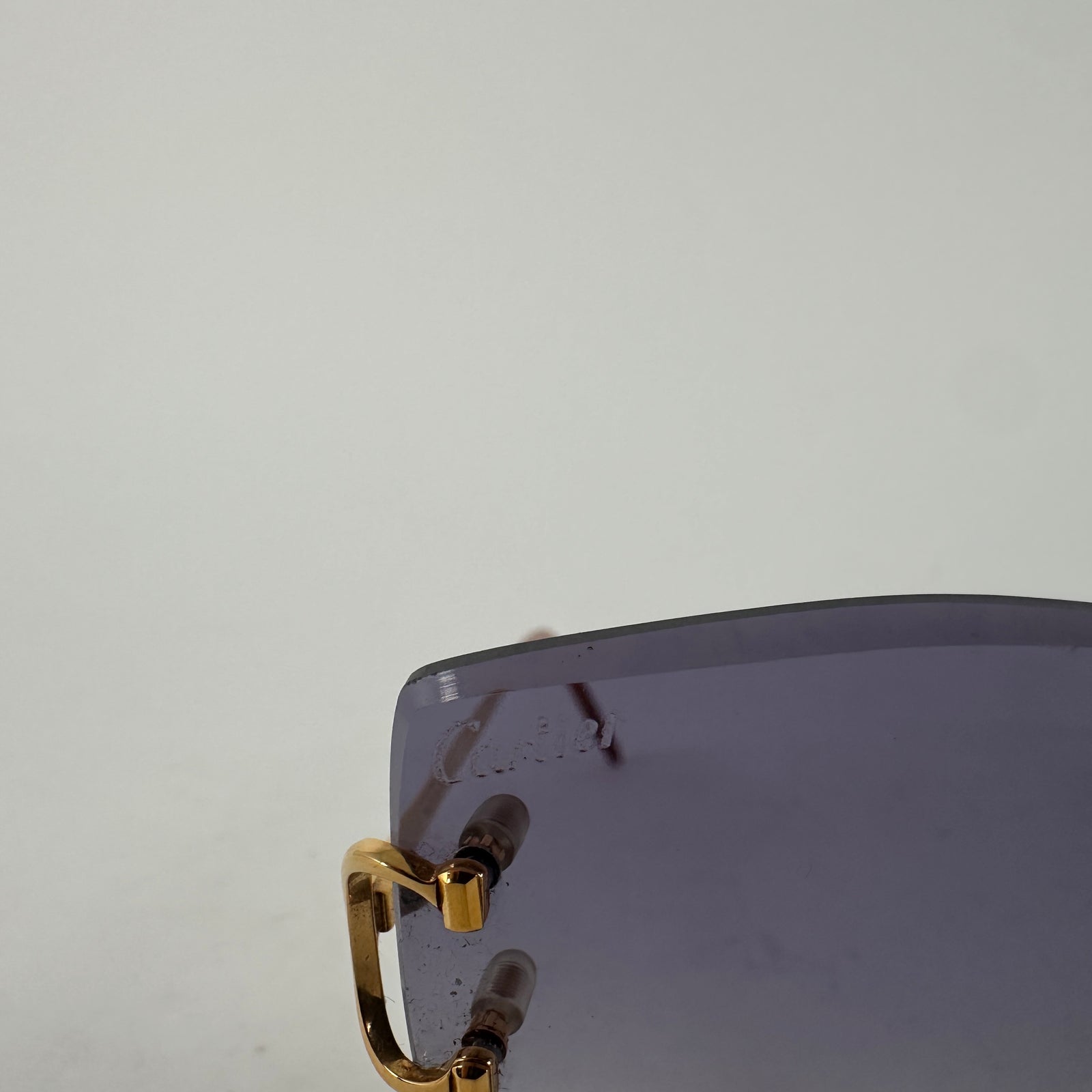 Cartier Gold C-Frame Sunglasses