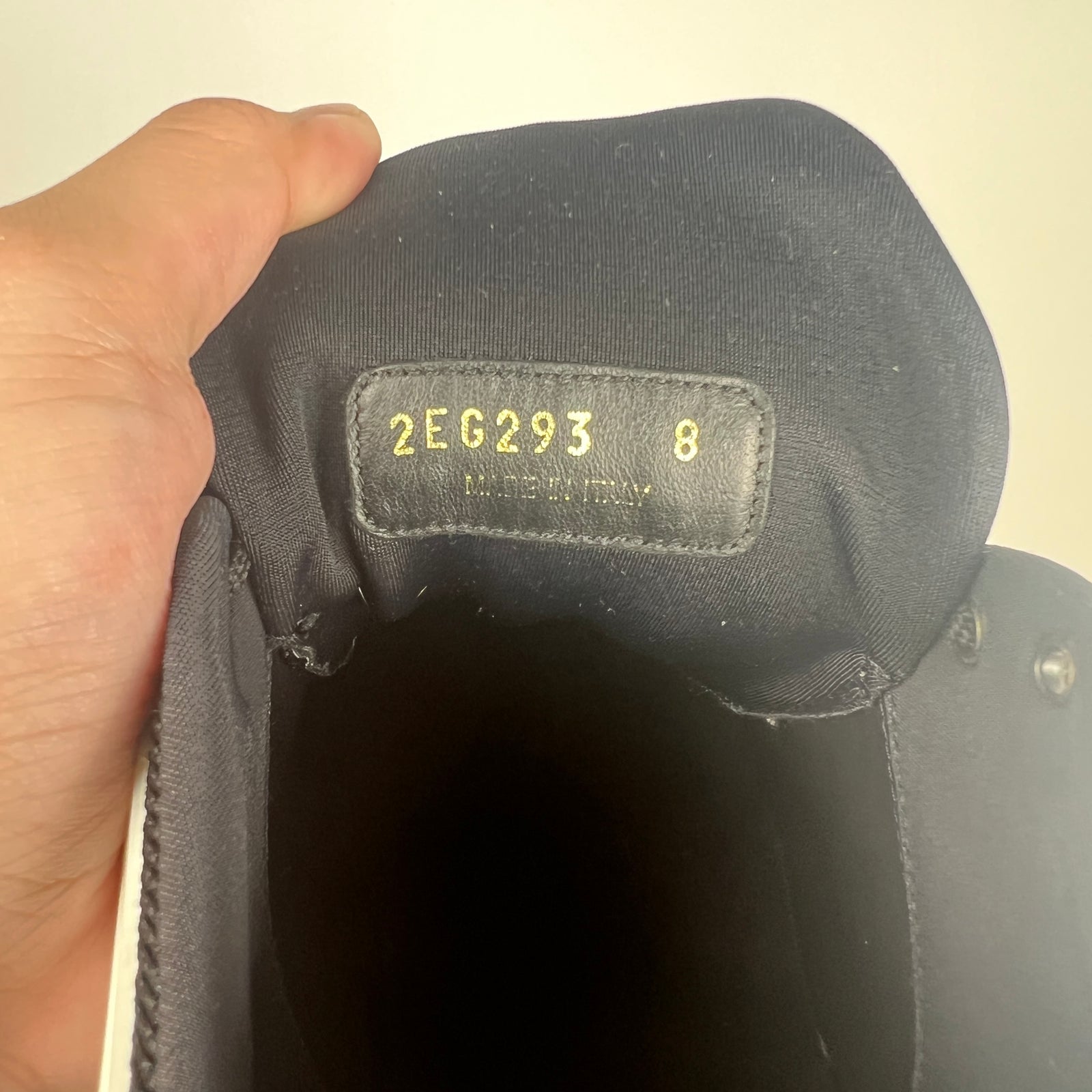 Prada White/Black Cloudburst Thunder Size 8