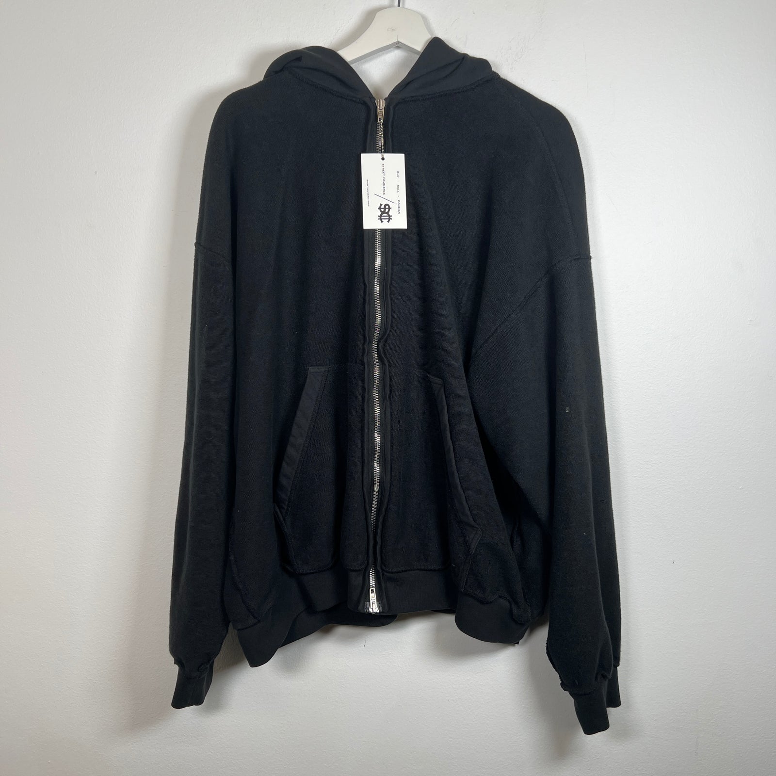 Balenciaga Inside Out Unity Sport Hoodie Black Size S