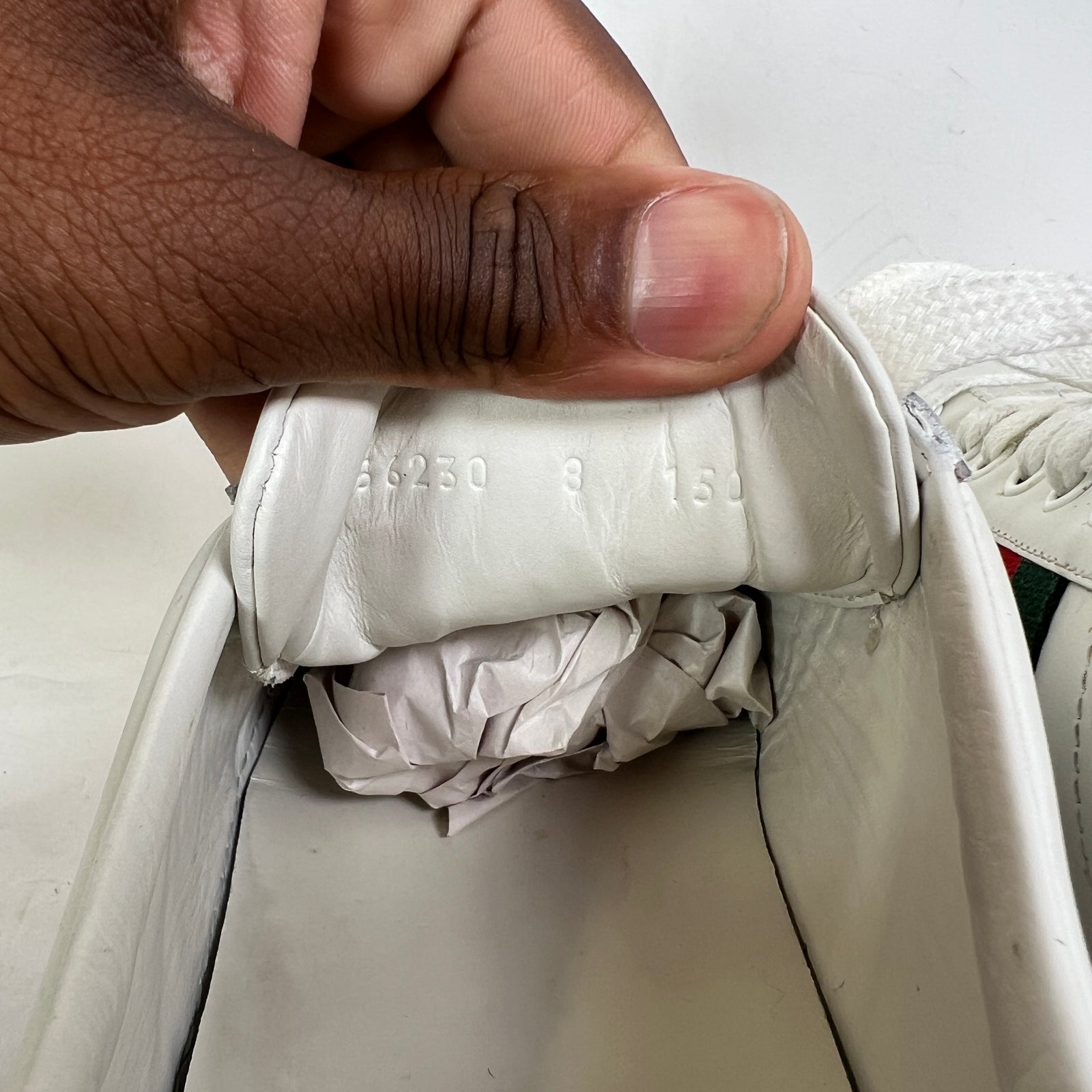 Gucci White Embroidered Snake Ace Lowtop Sneakers