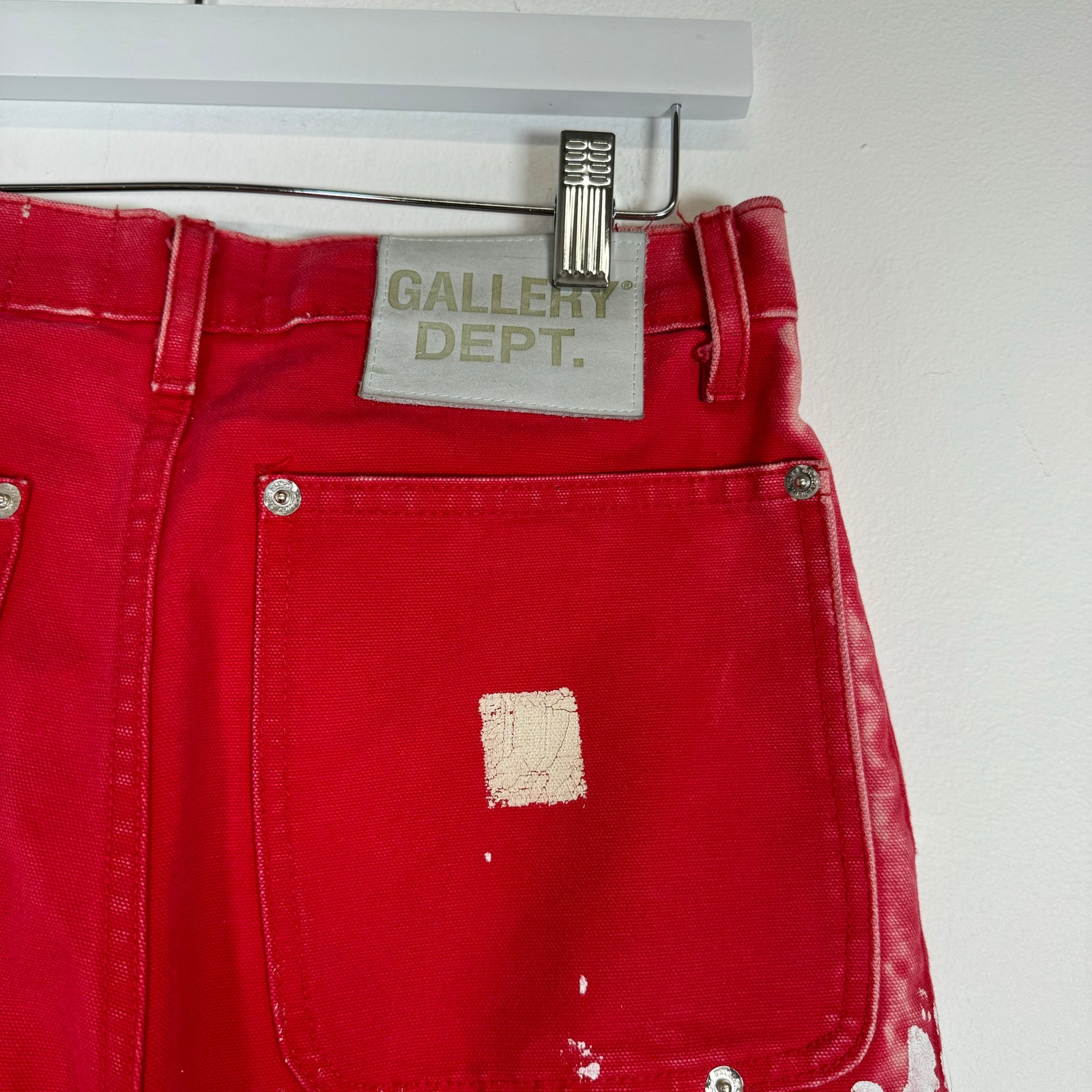 Gallery Dept Red Carpenter Flare Pants Size 29
