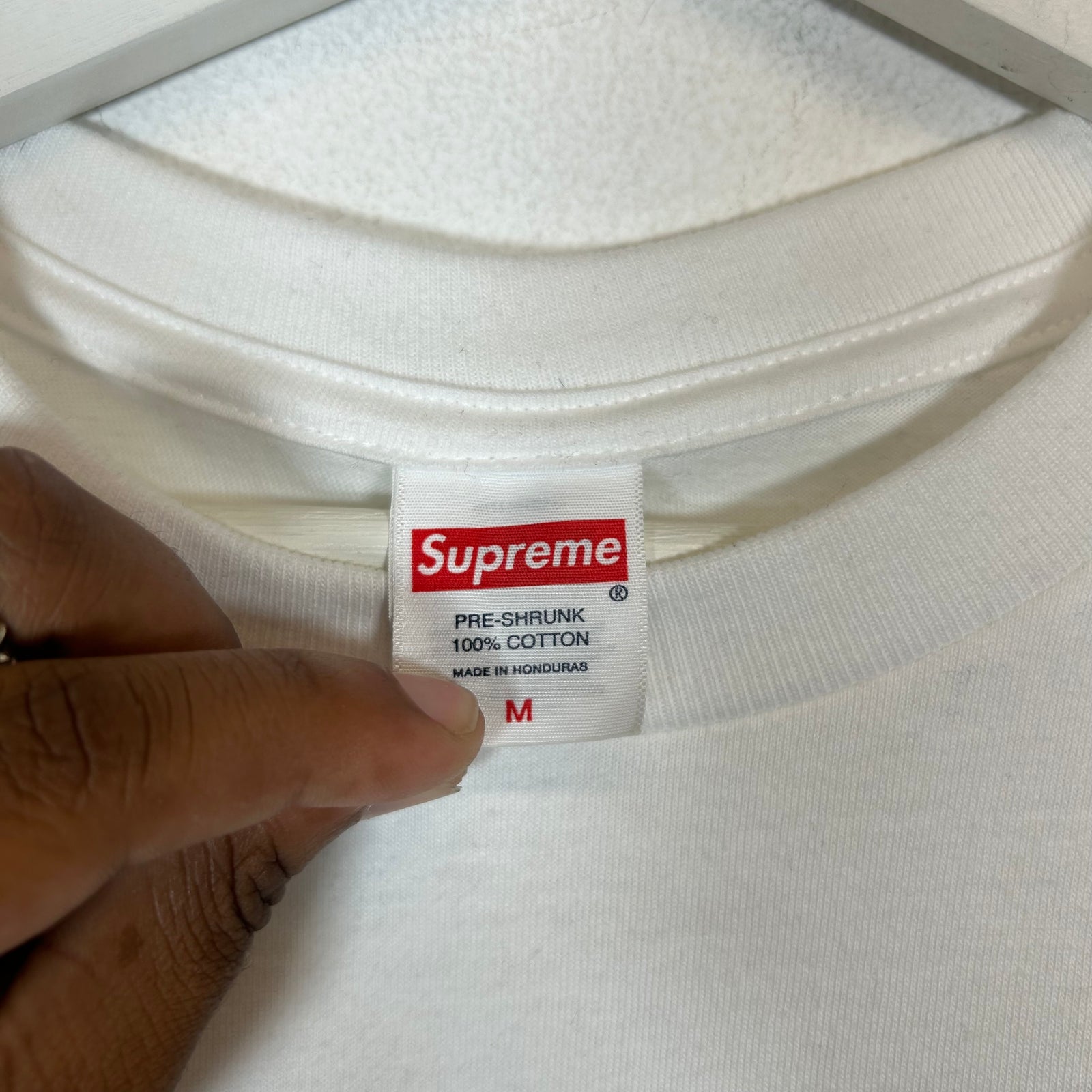 Supreme FW25 White 'F***** Blowout' T-Shirt Size M
