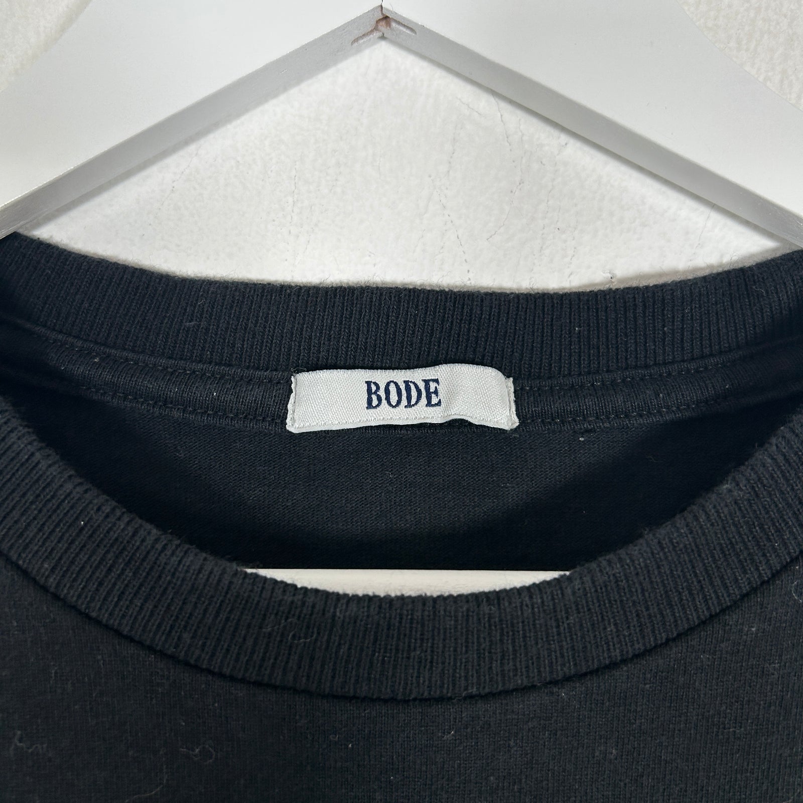 Bode Rainbow Sequin Black T-Shirt Size L