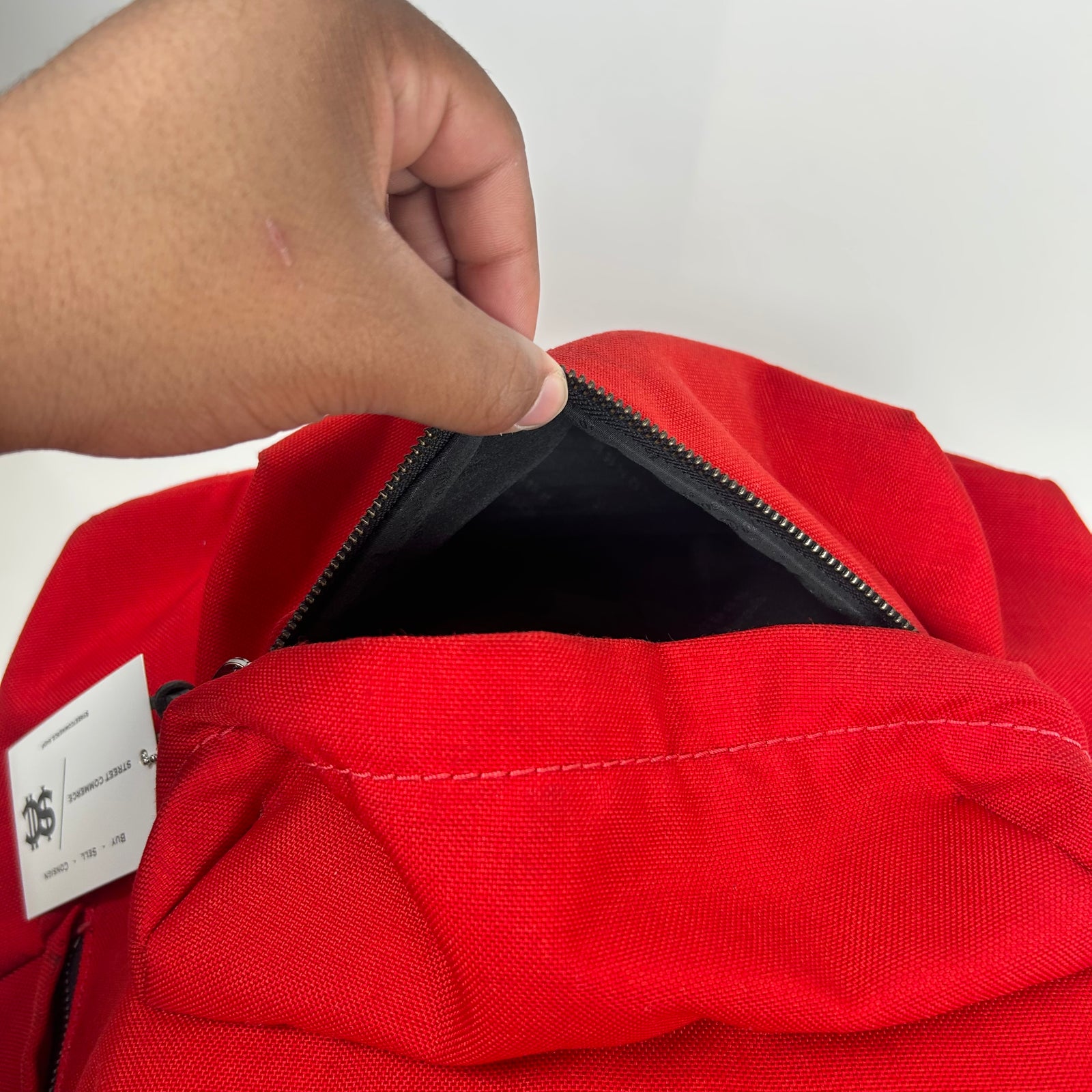 Maison Margiela Red Cloth Backpack