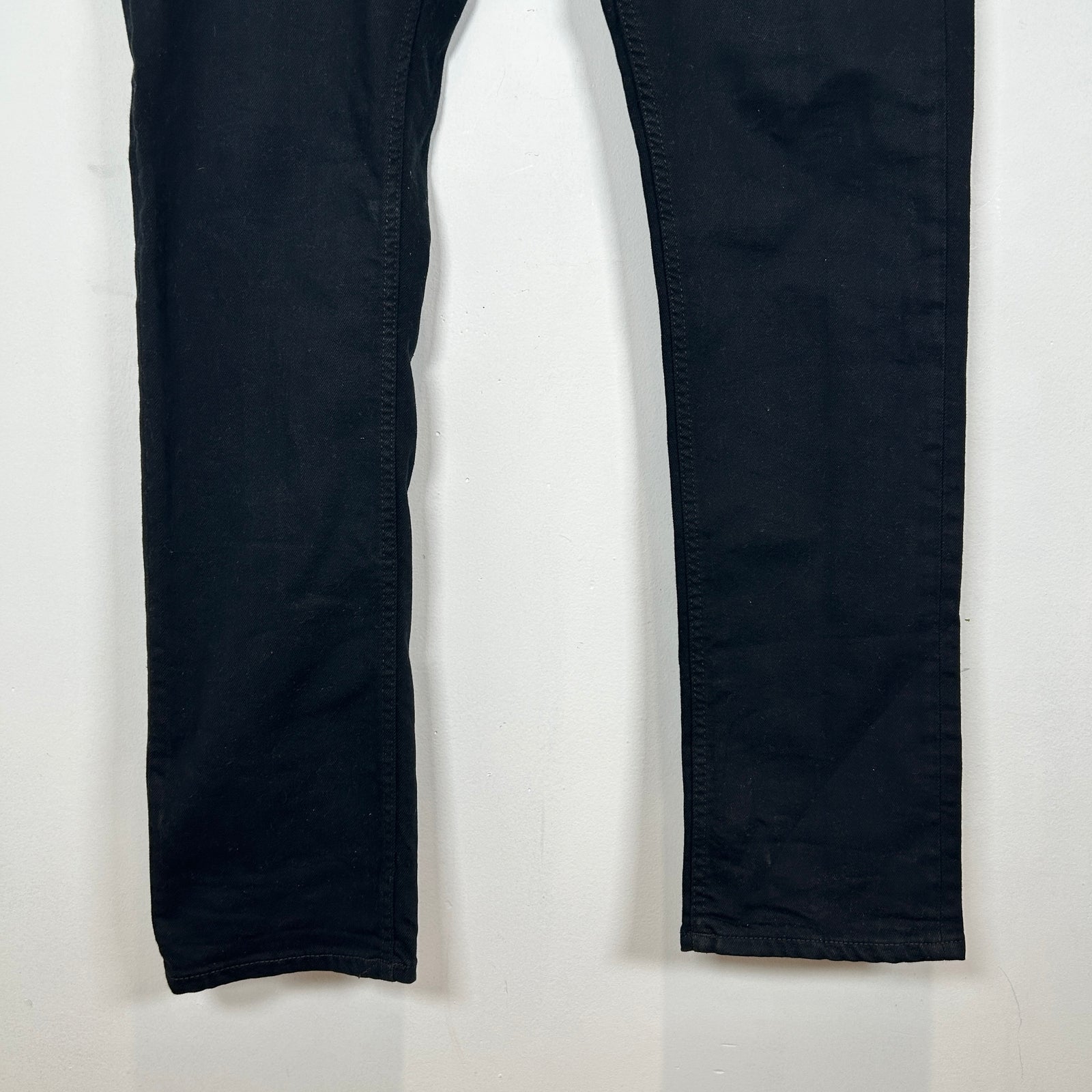Nudie Black Skinny Jeans Size 36x34