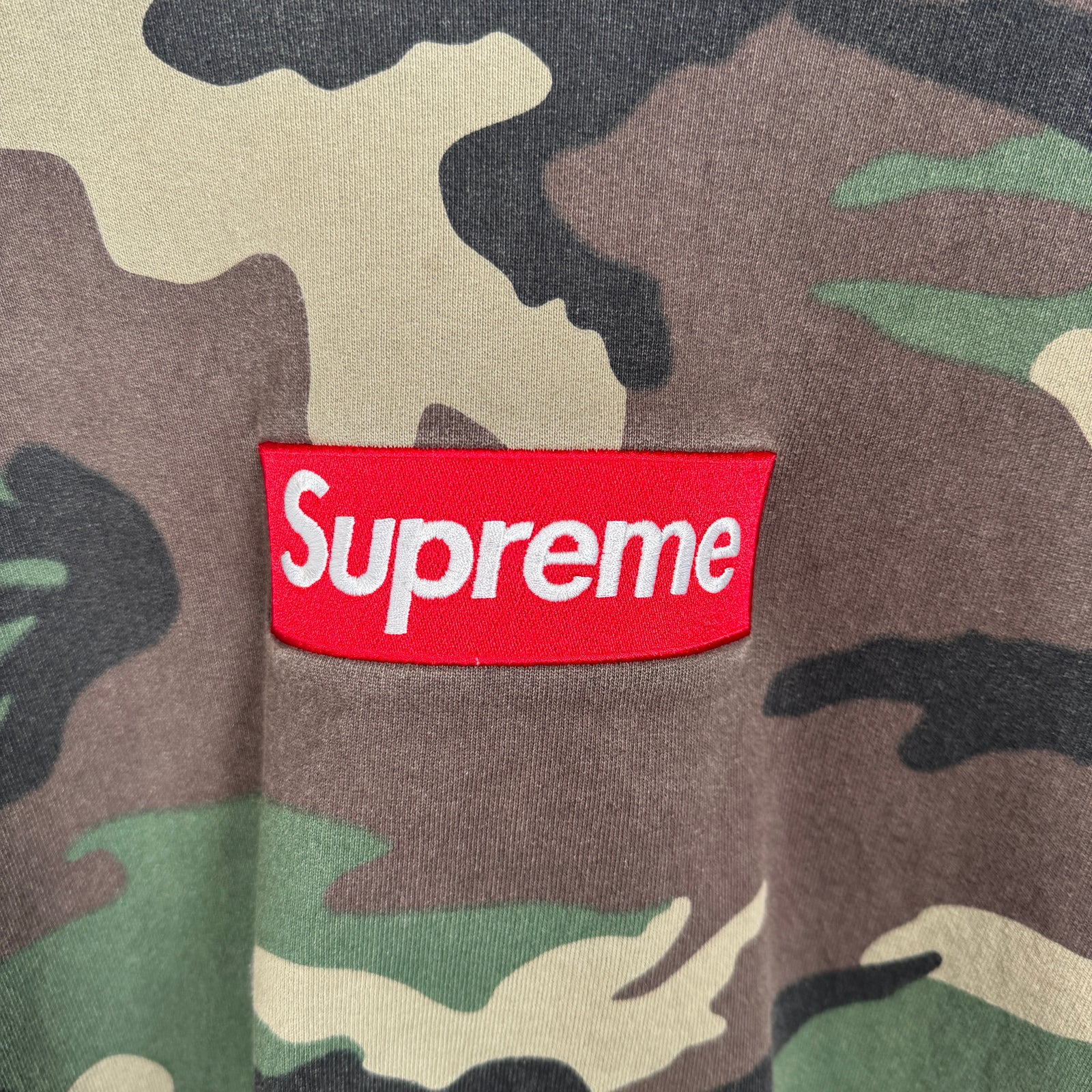 Supreme Camo Box Logo Crewneck Size L