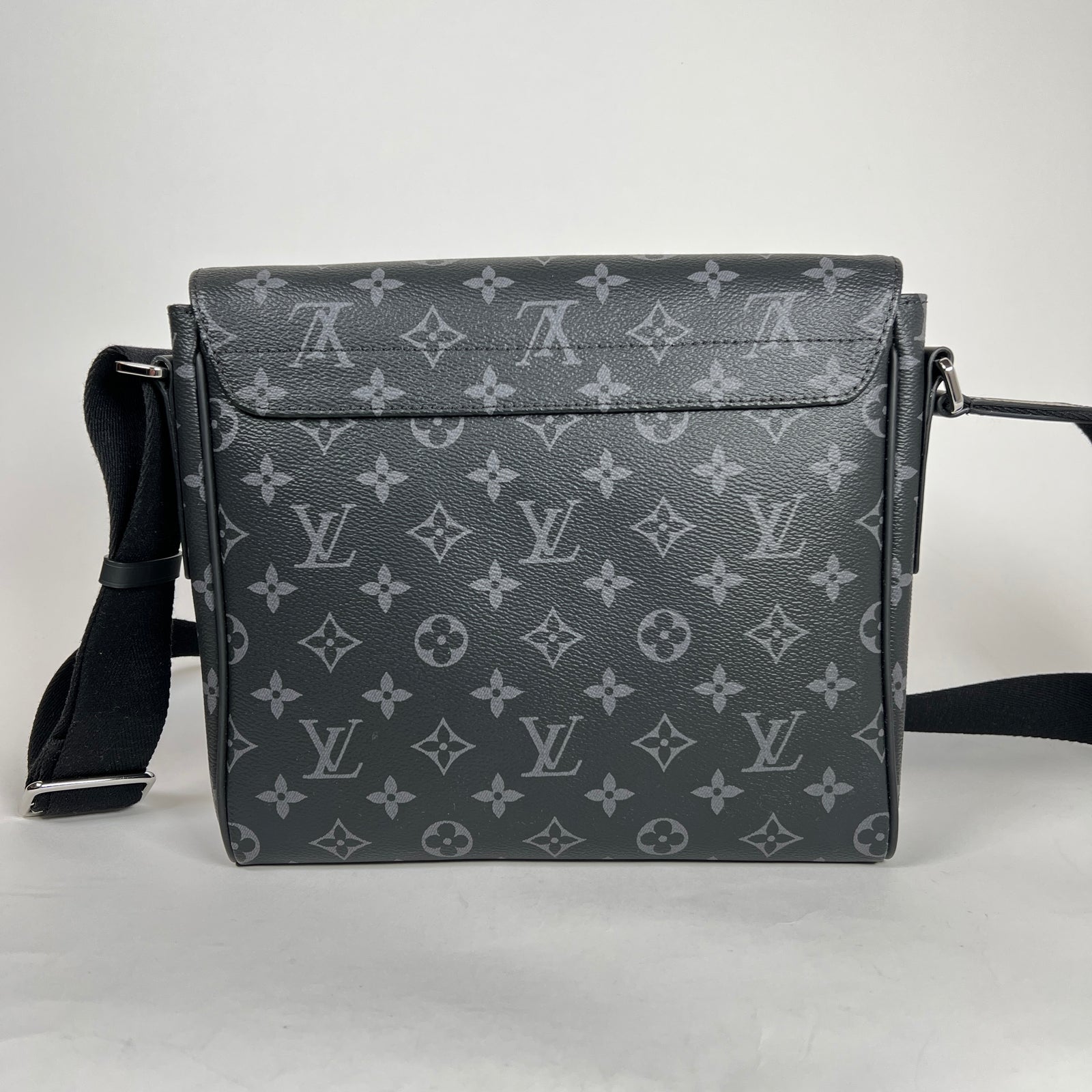 Louis Vuitton Black Monogram District Messenger Bag