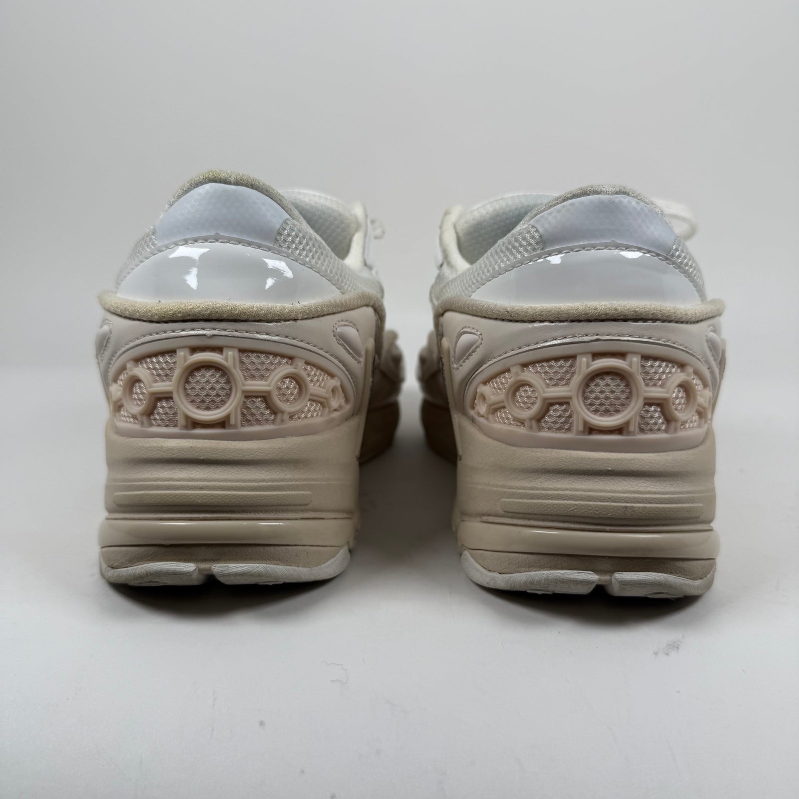 Raf Simons White/ Tan Ozweego Low-Top Sneaker Size 9