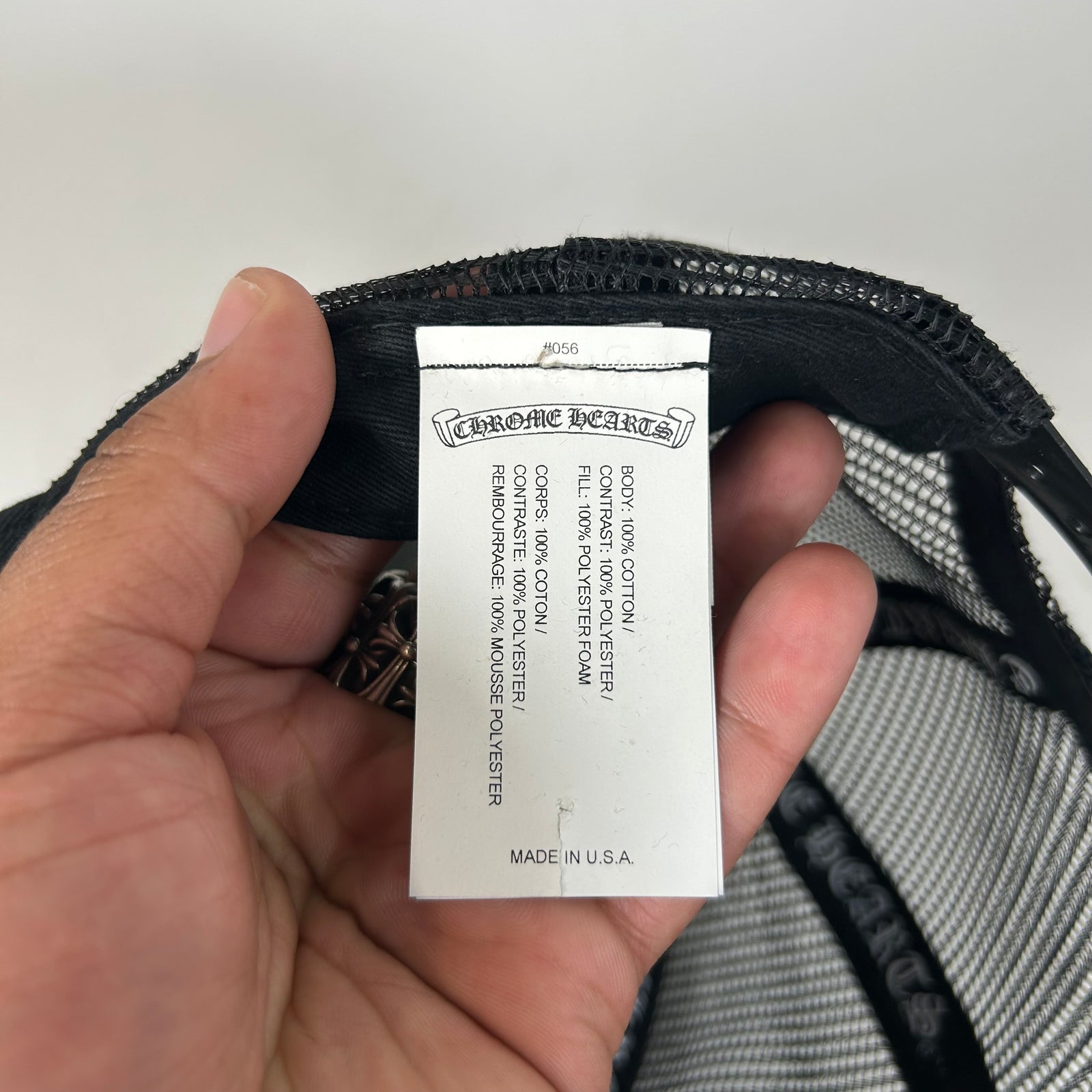 Chrome Hearts Black CH NYC Exclusive Trucker Hat