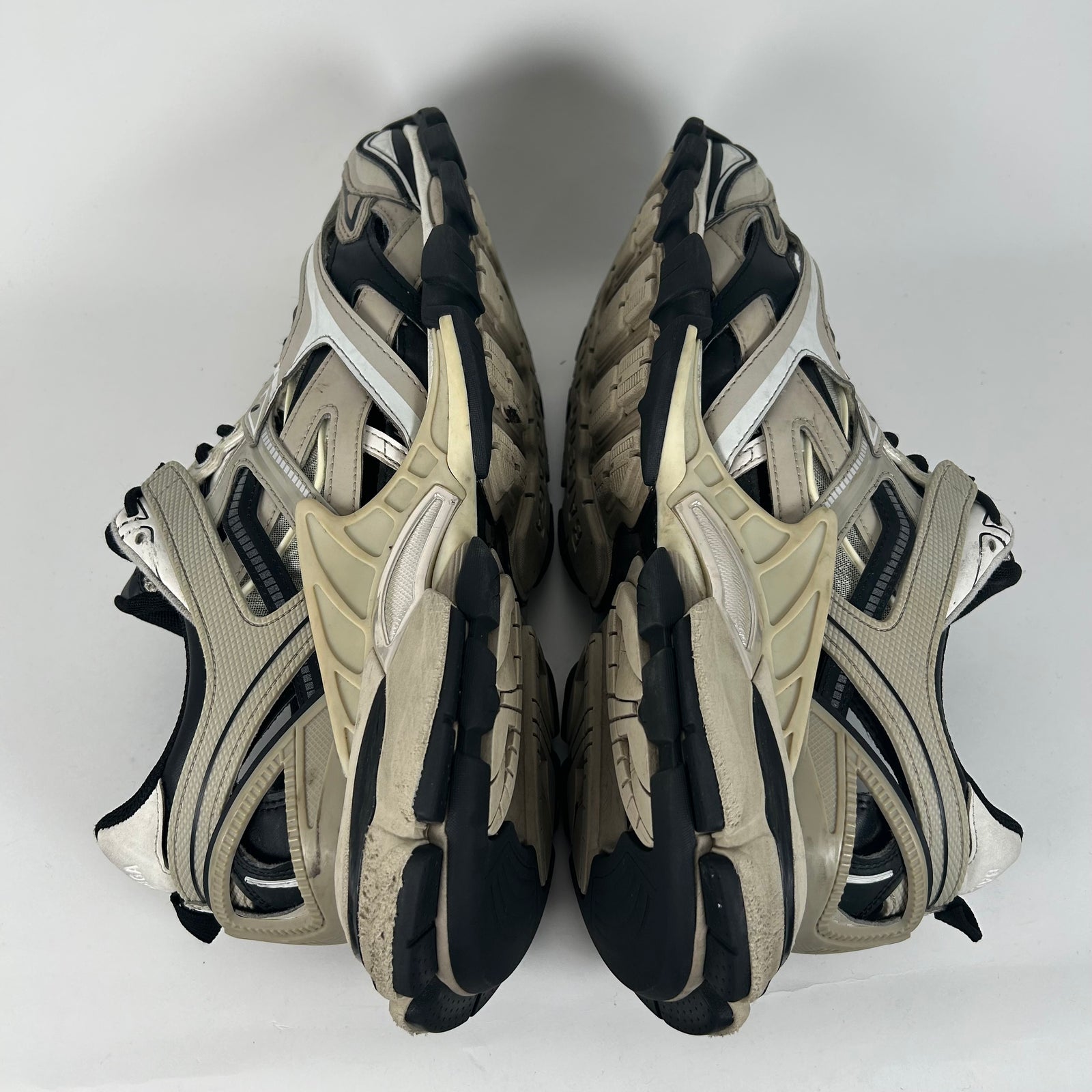 Balenciaga Beige/Black Track 2 Sneaker Size 12