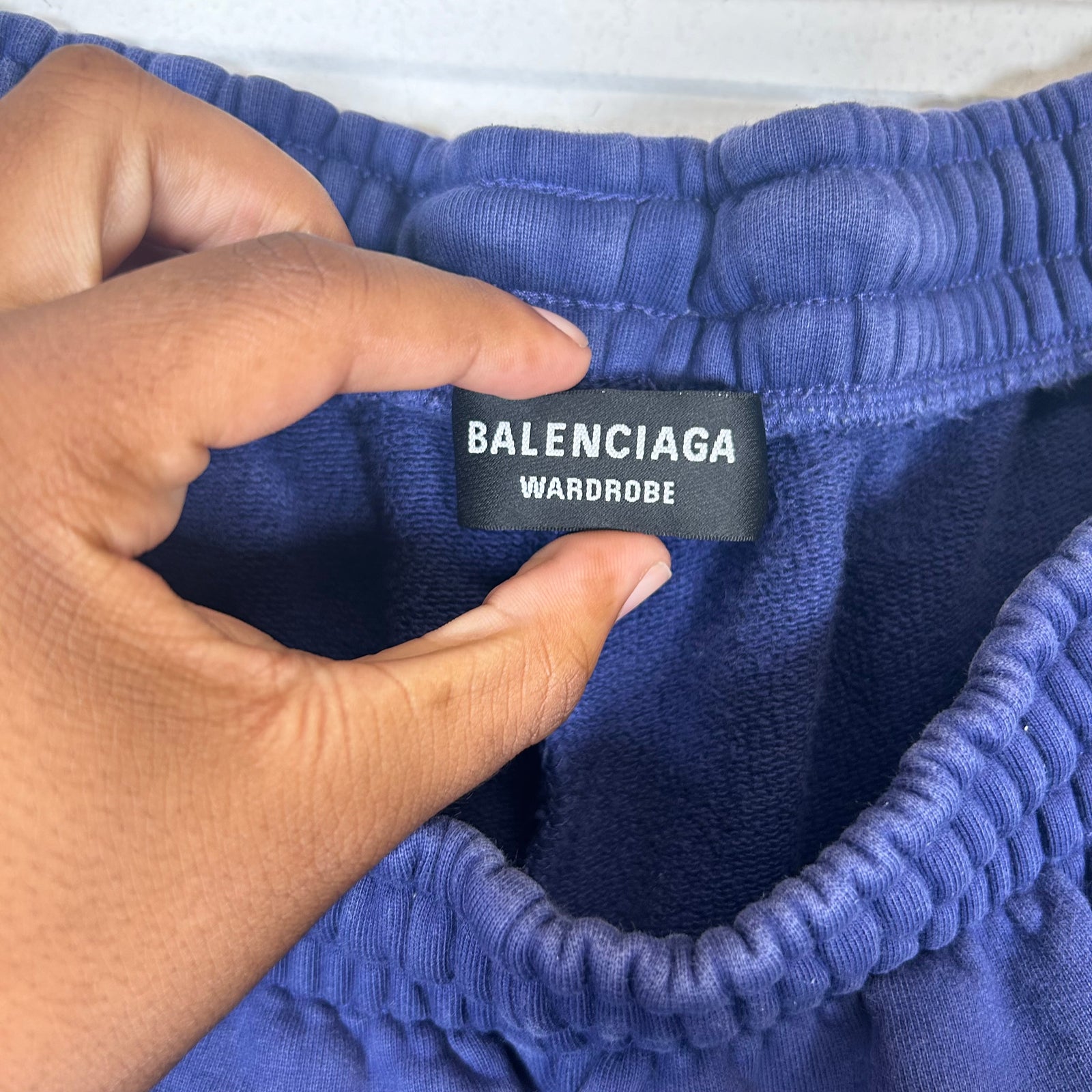 Balenciaga Blue Campaign Shorts Size M
