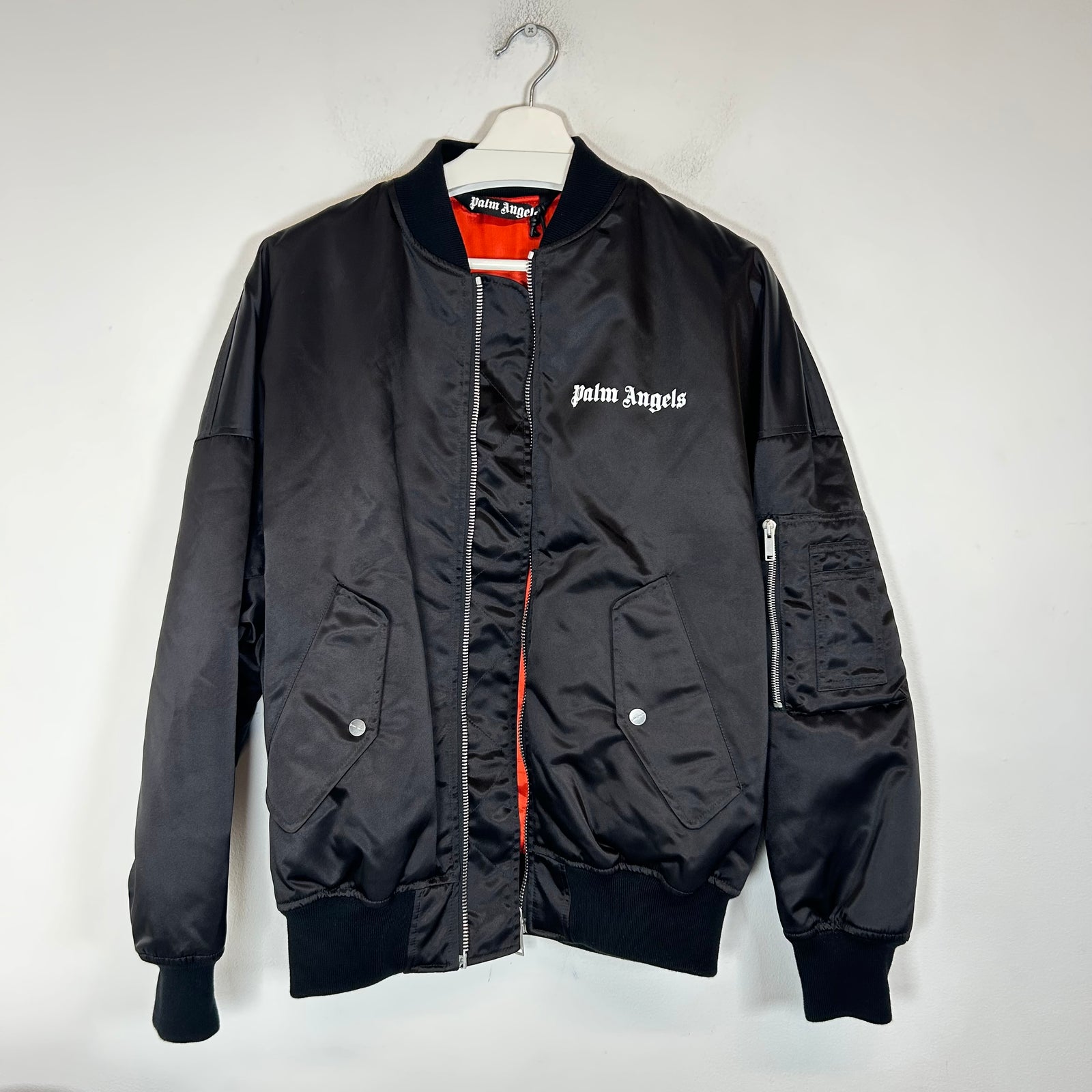 Palm Angels Black Bomber Jacket Size XS