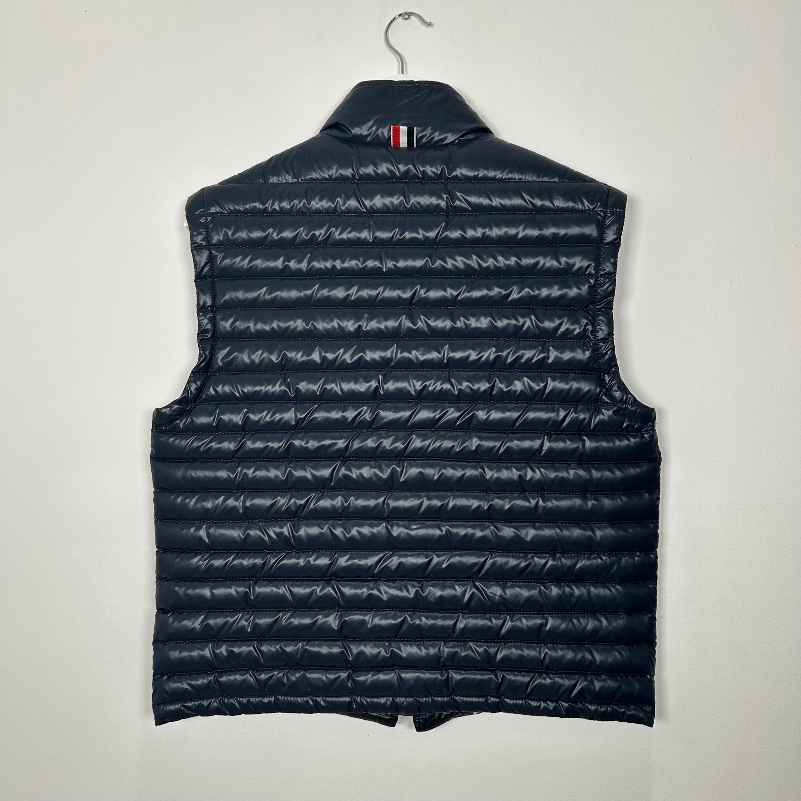 Thom Browne Navy Puffer Vest Size 1