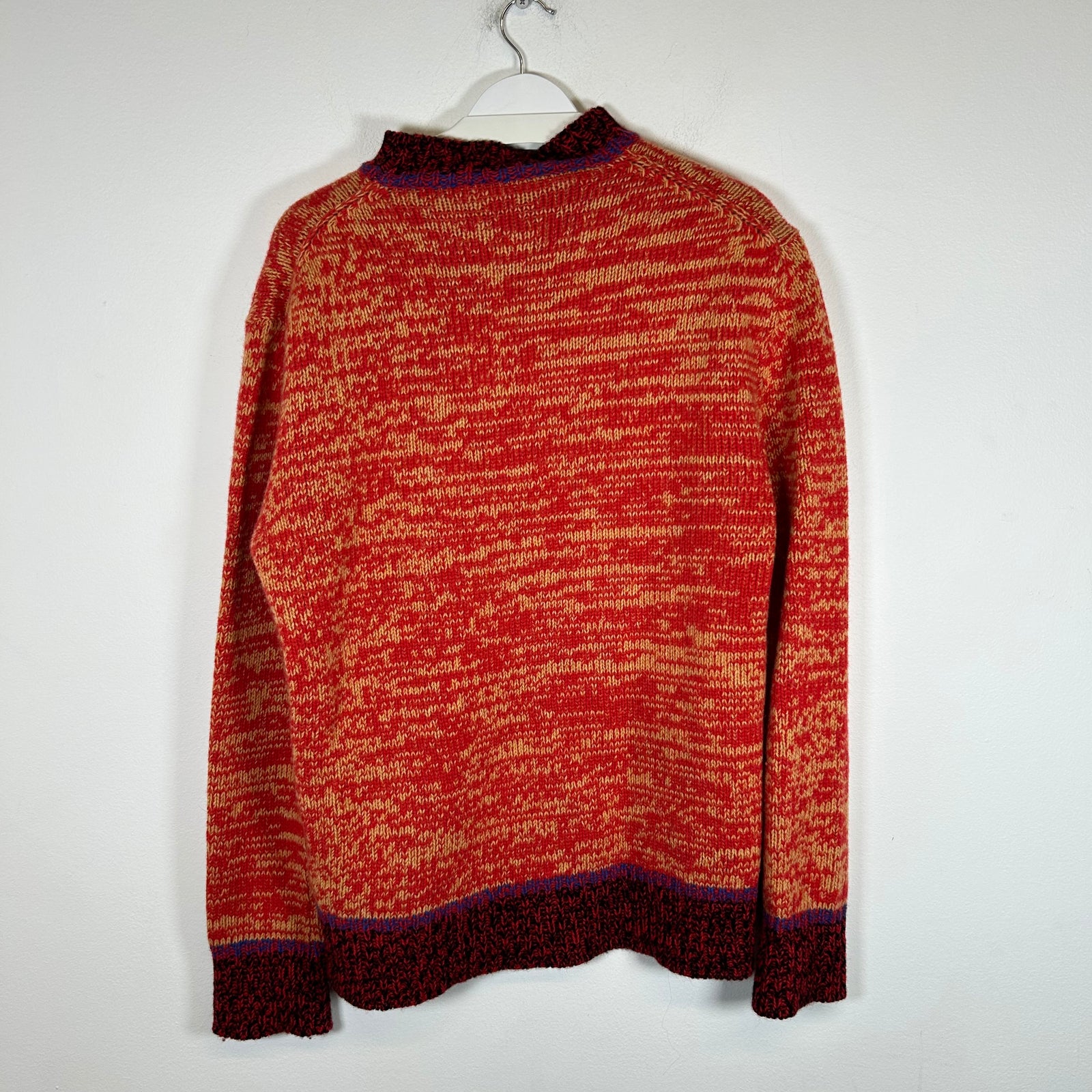 Marni Orange Maglia Wool Sweater Size L