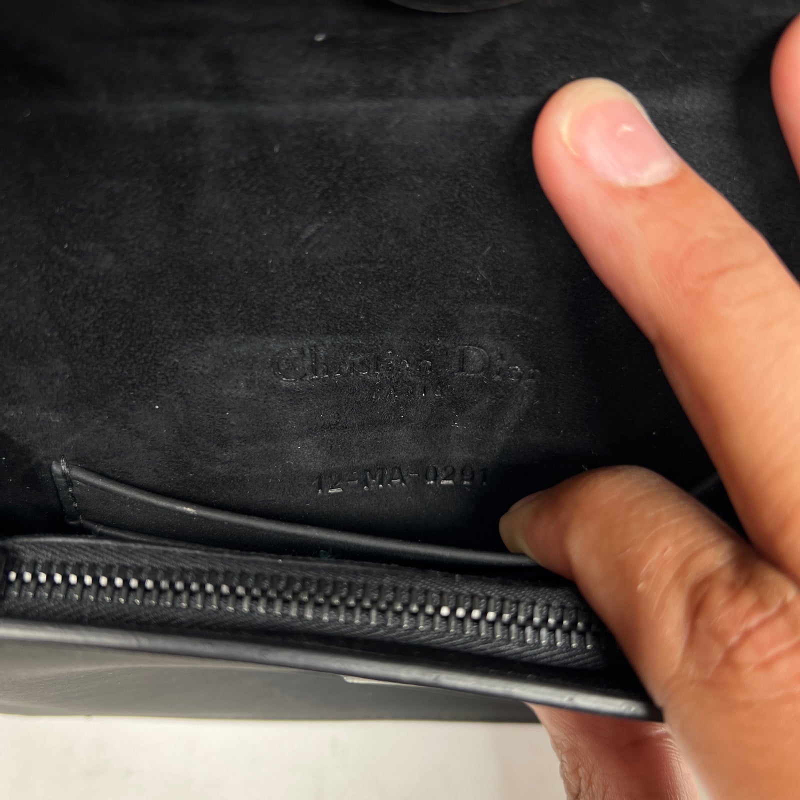 Dior Black Ultra Matte Calfskin Saddle Belt Bag