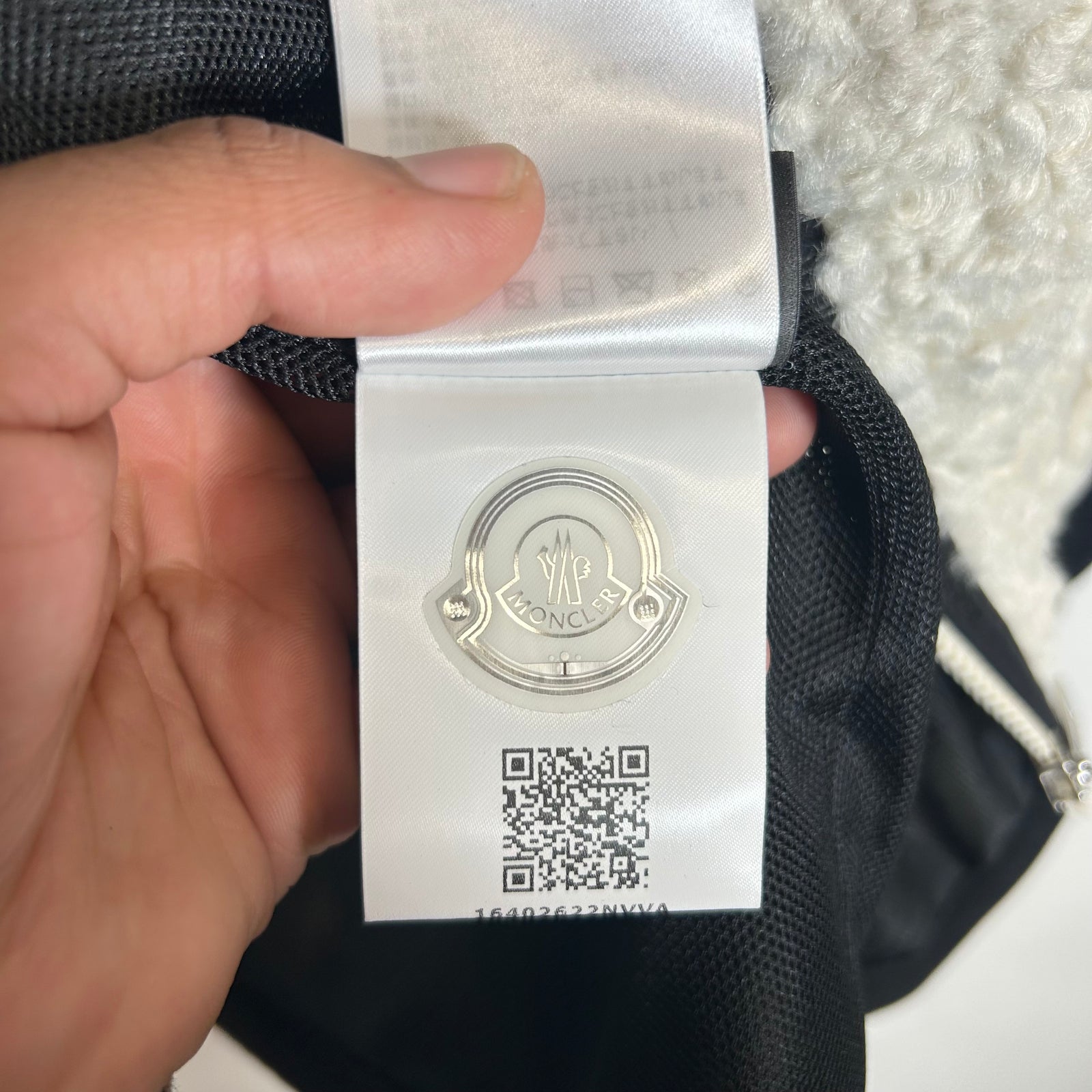 Moncler Genius x Fragment White Wool Jacket Size XL