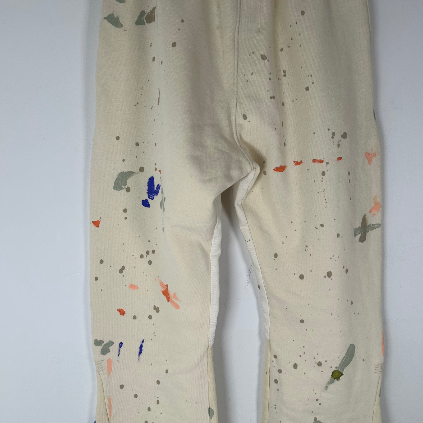 Gallery Dept. Cream Paint Splatter Sweatpants Size S