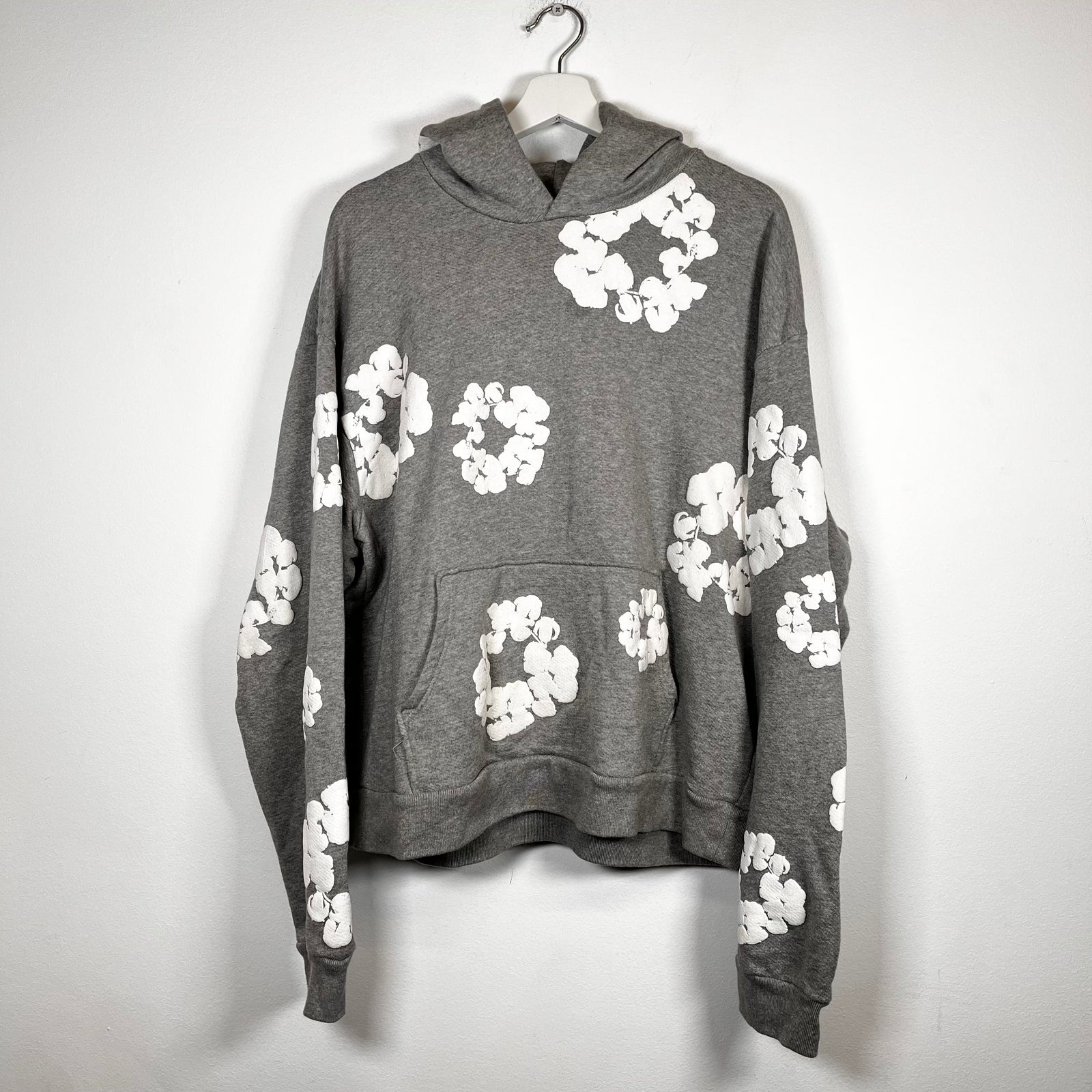 Denim Tears Grey Wreath Hoodie Size XXL