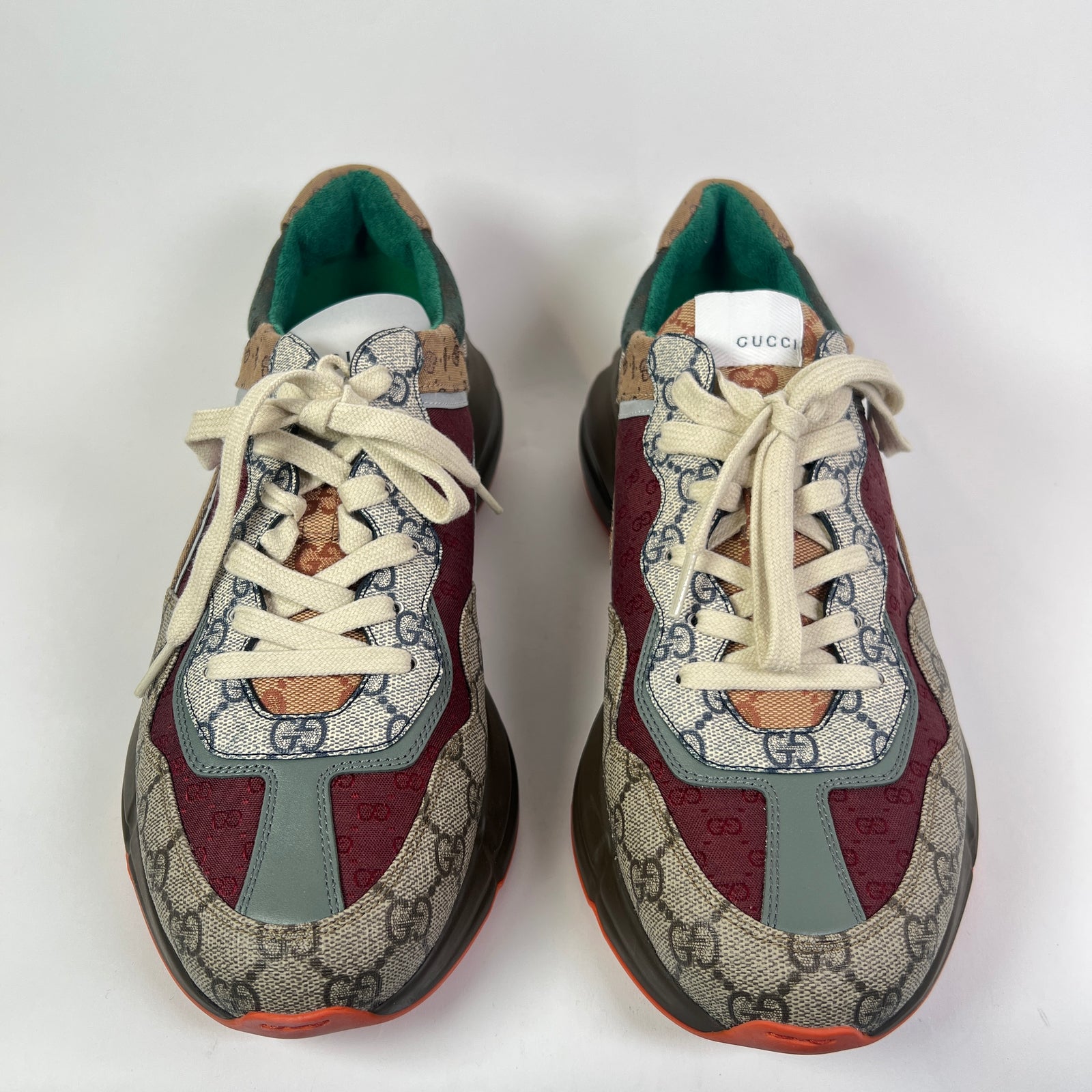 Gucci Burgundy GG Rhyton Sneaker