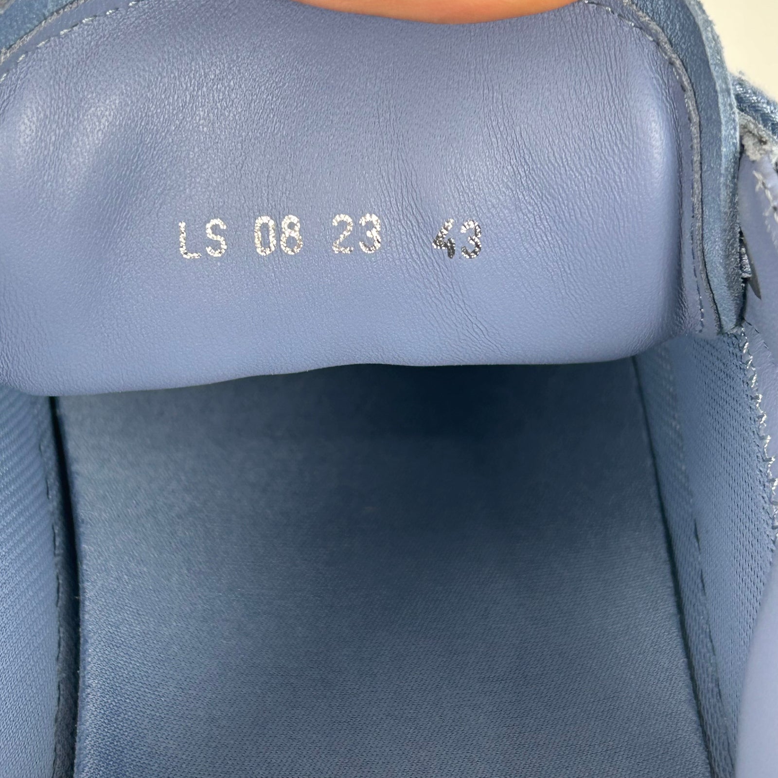 Dior Blue B33 Tennis Sneaker Size 10