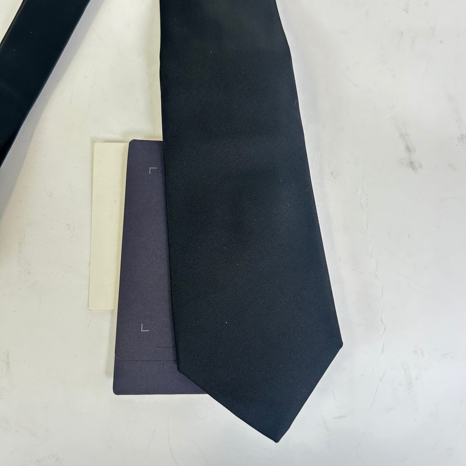 Prada Black Re-Nylon Garbadine Tie