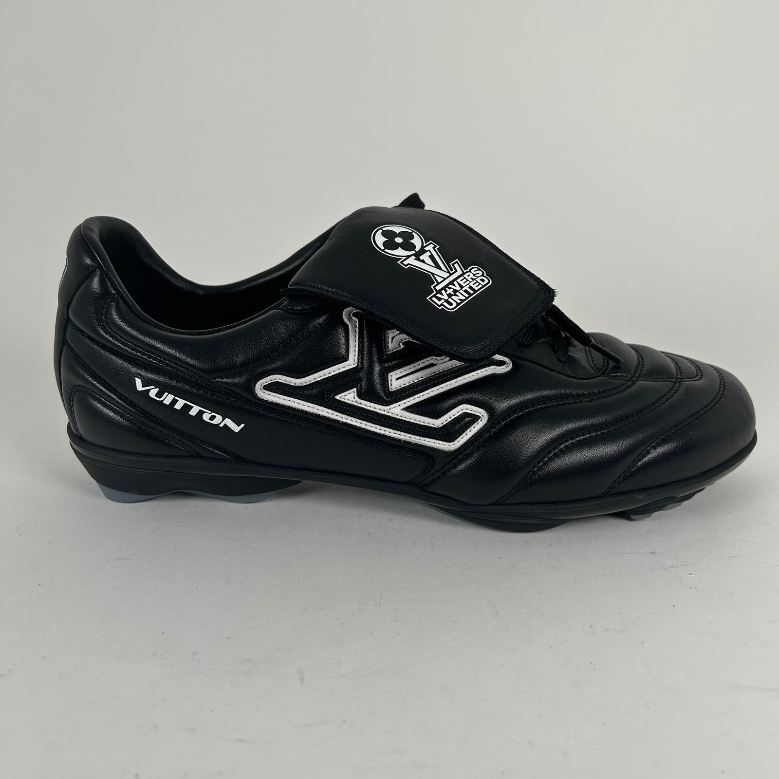 Louis Vuitton Black 'Footprint' Soccer Sneaker Size 10.5 LV