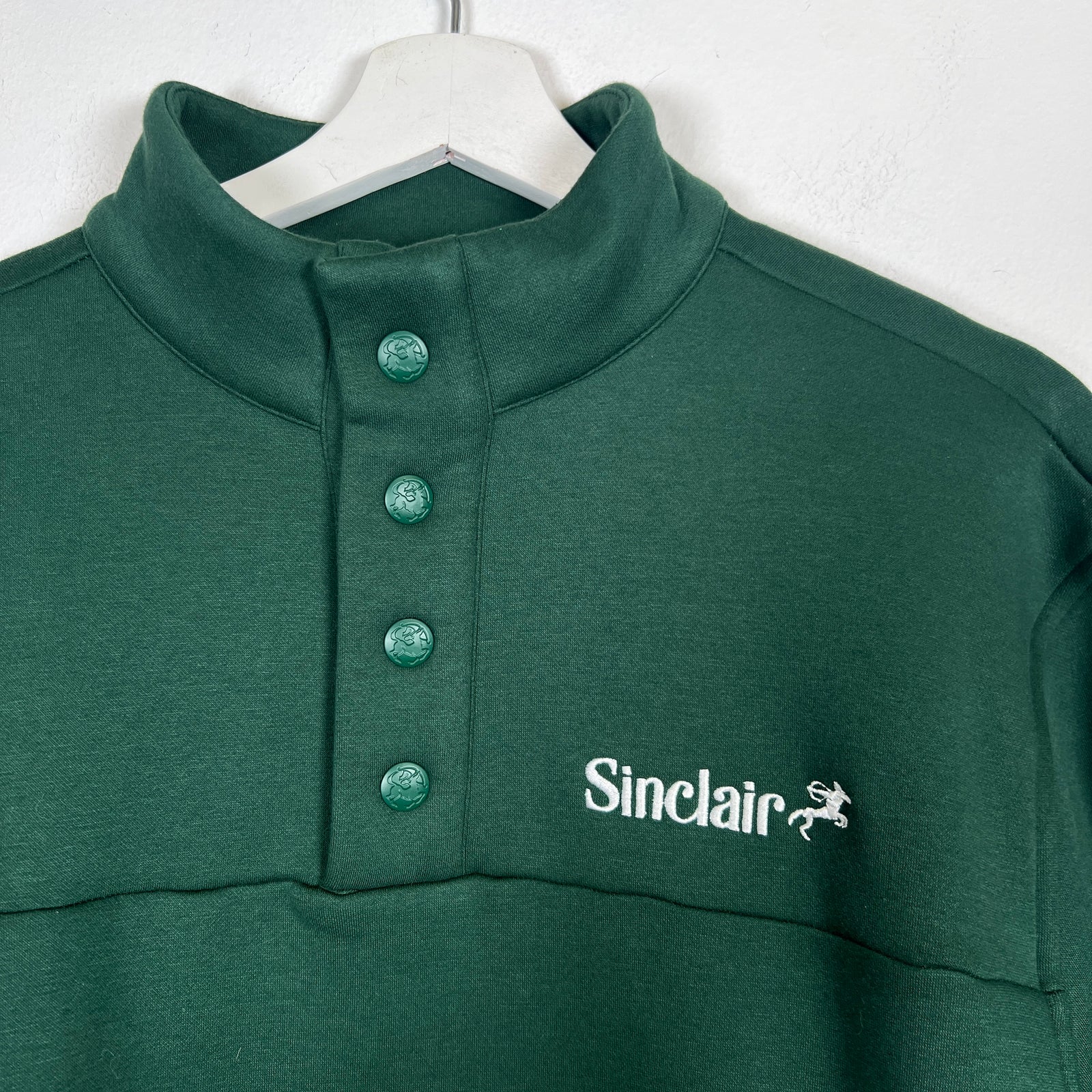 Sinclair Forest Green Fleece Pullover Size M