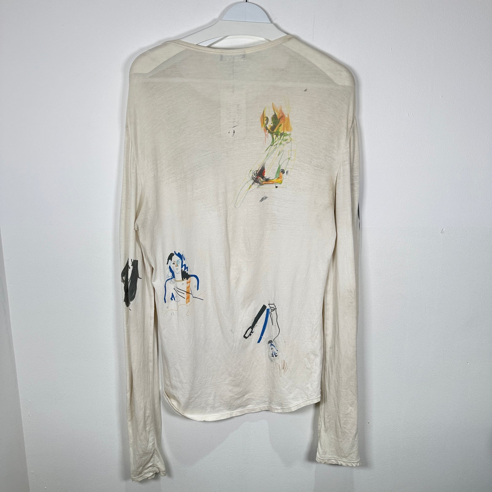 Raf Simons Guitar Boy Sketch Long-Sleeve Size L