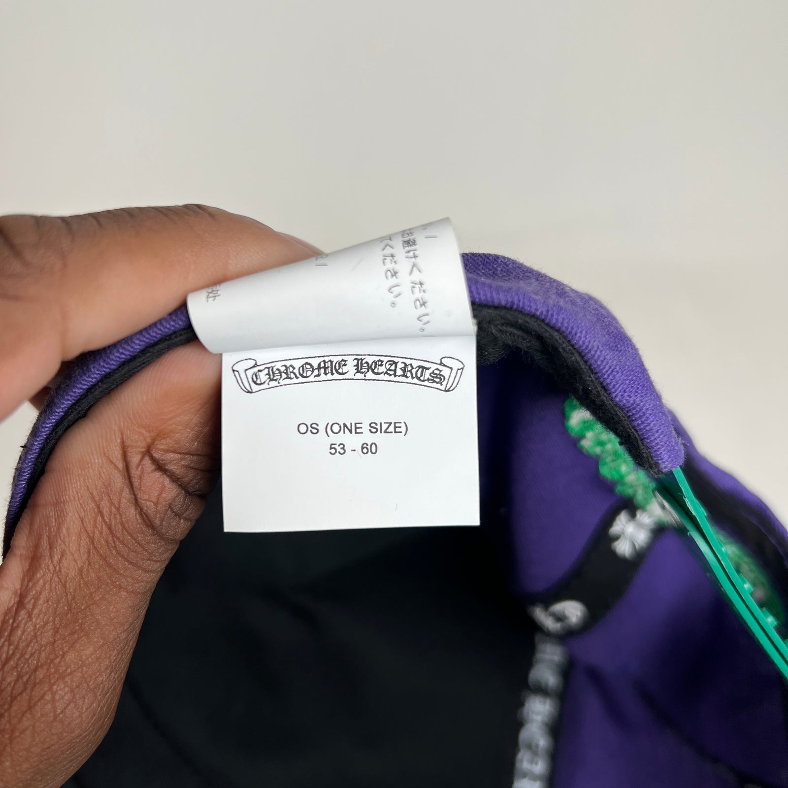 Chrome Hearts Purple/Green CH Baseball Cap