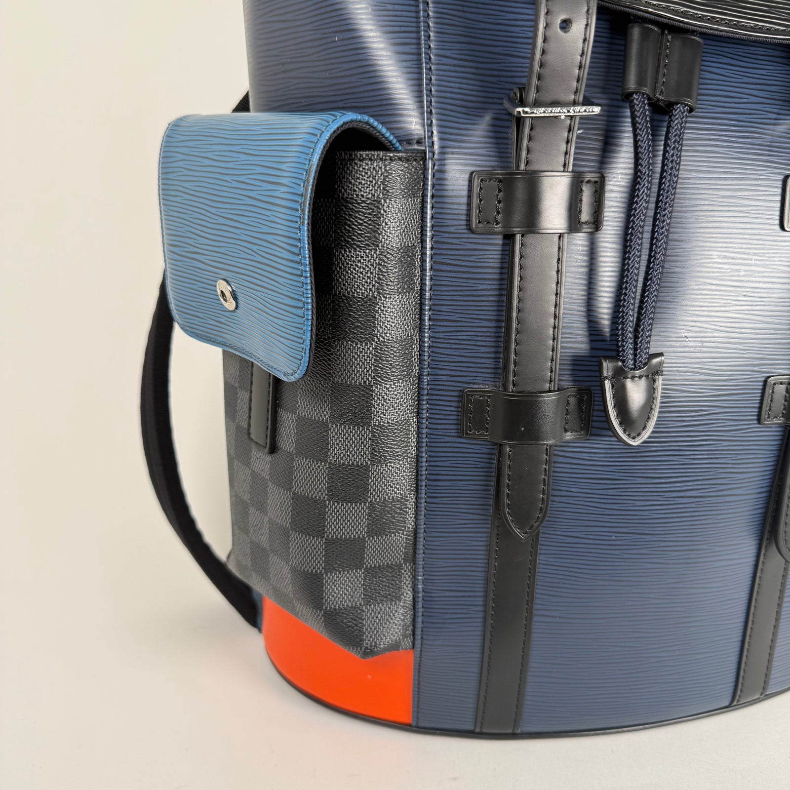 Louis Vuitton Epi Christopher Damier Cobalt Backpack