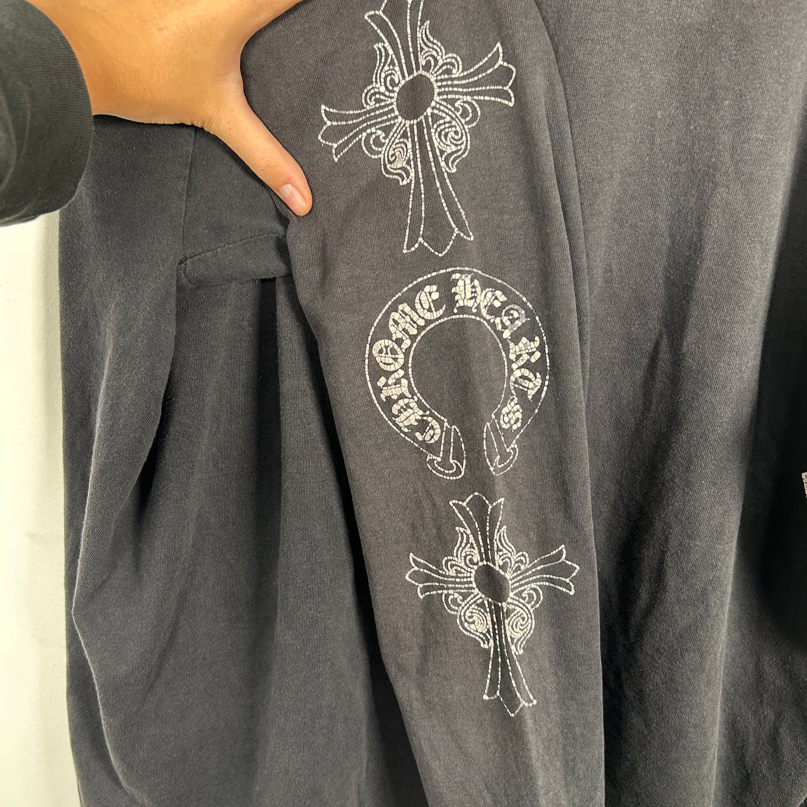 Chrome Hearts Vintage 'Fuck You' Multi Motif Longsleeve Size XXL