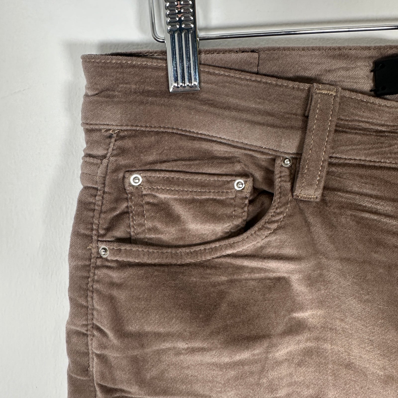 Amiri Velour Flare Brown Pants Size 28