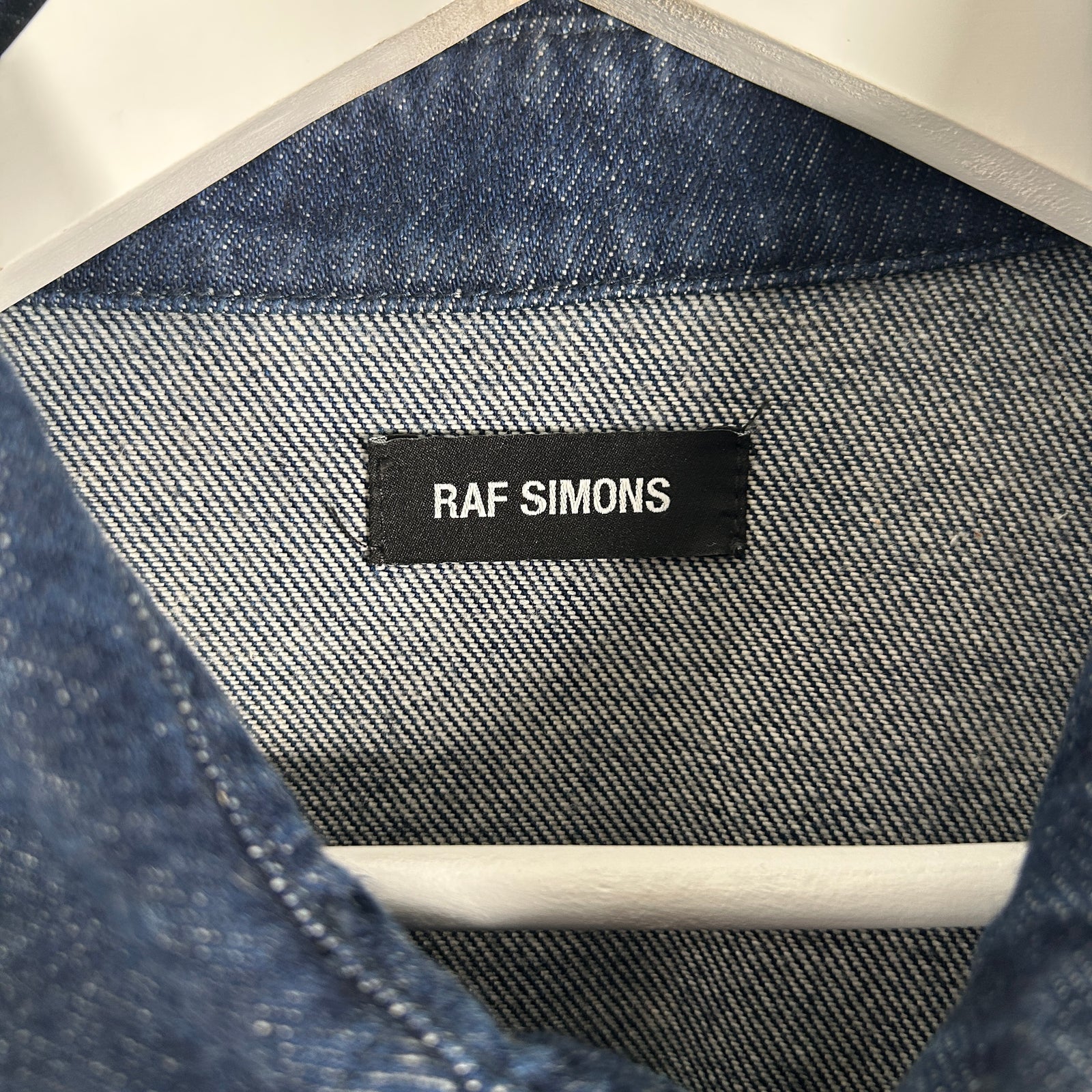 Raf Simons ‘RS’ Denim Over Shirt Size L