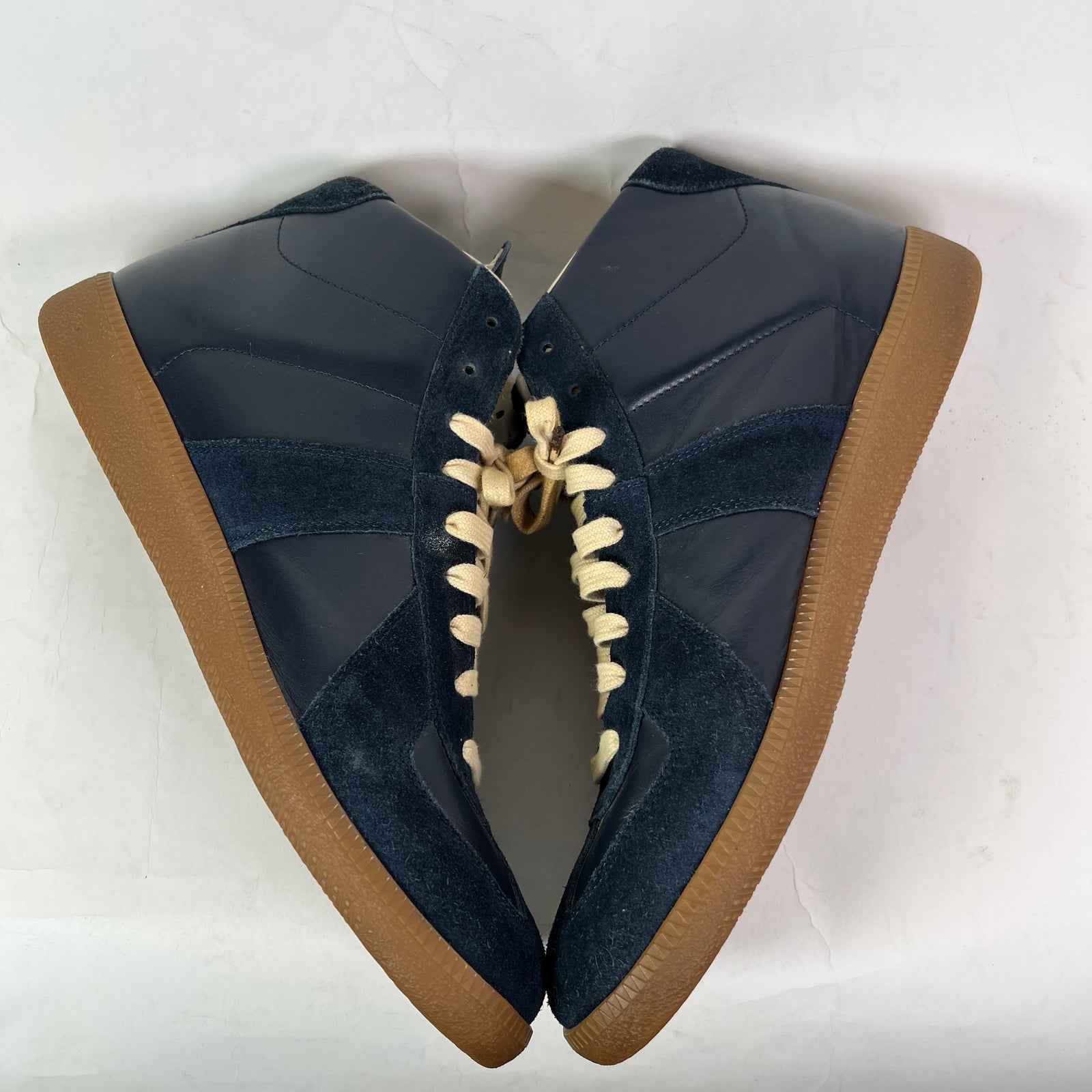 Maison Margiela Navy Mid-Top Replica Gats Size 45