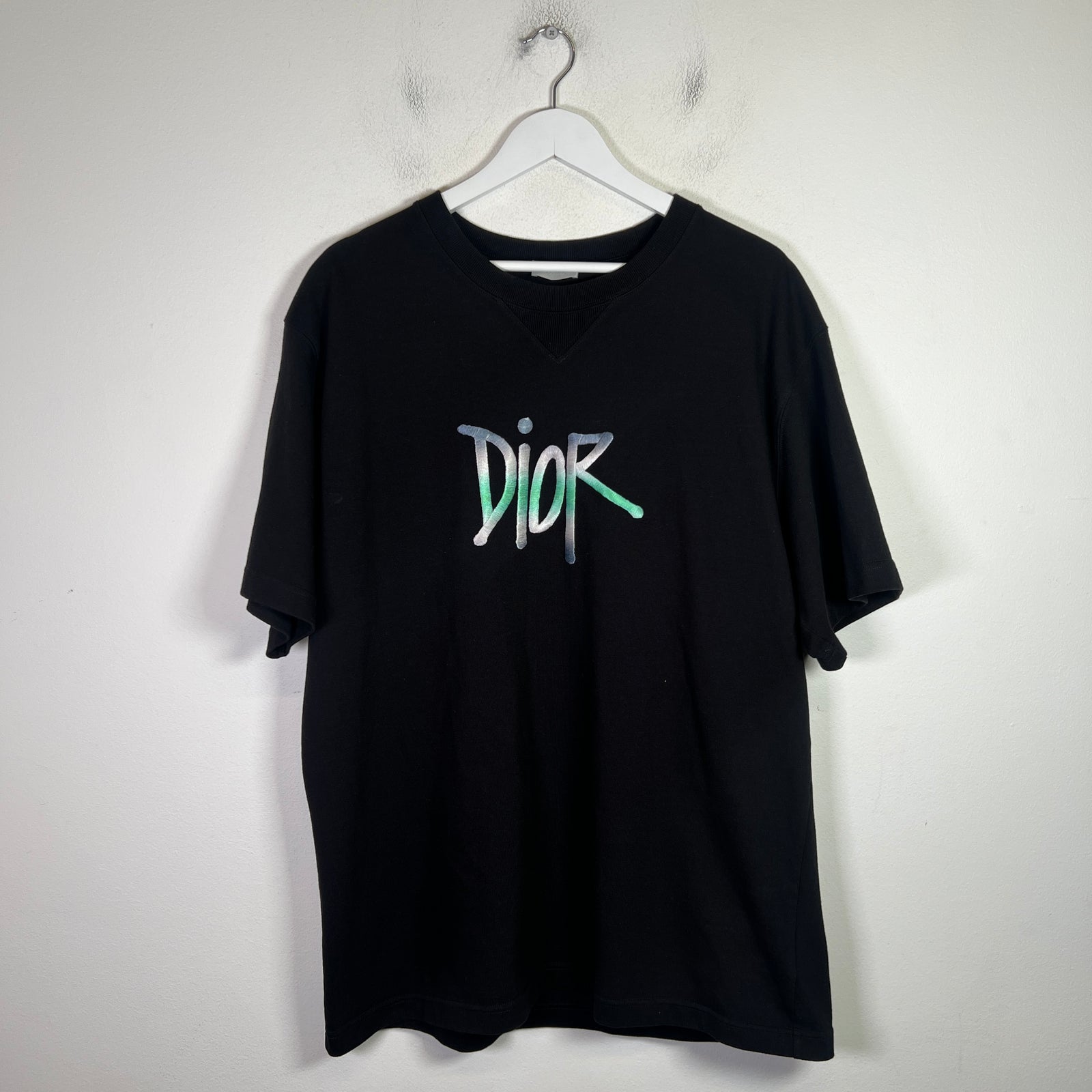 Dior x Shawn Stussy Gradient Logo T-Shirt