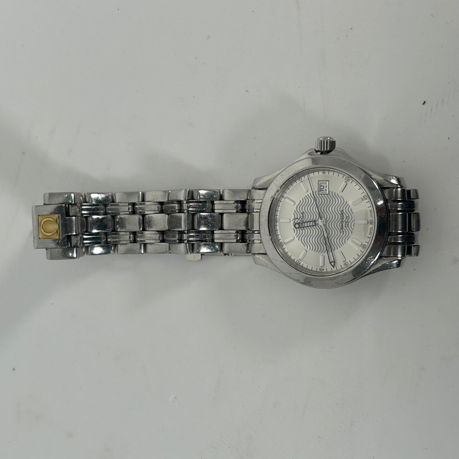 Omega SeaMaster 120mm Silver Dial Watch