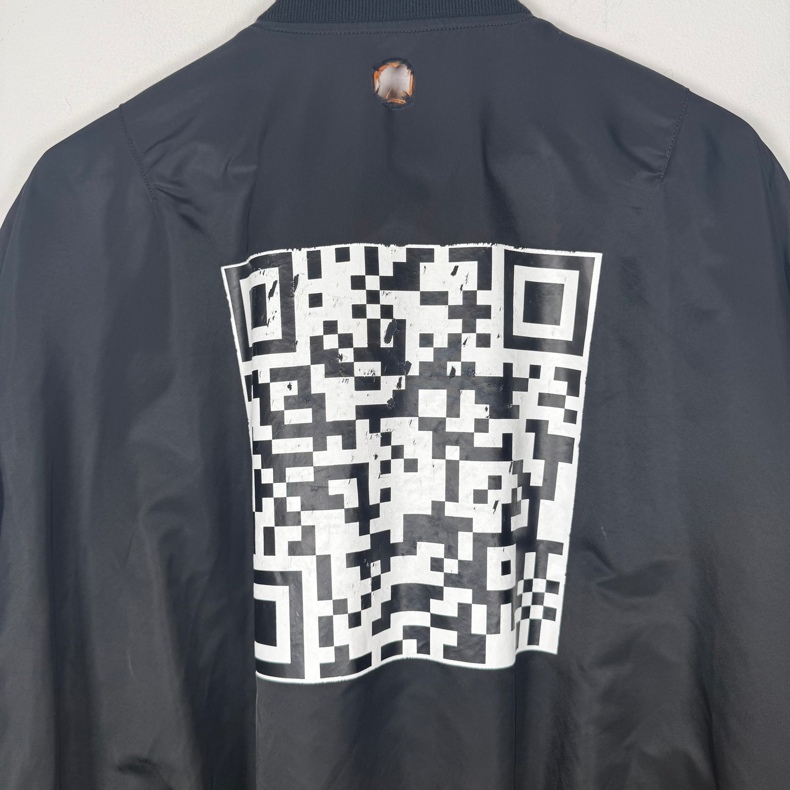Vetements Reversible QR Bomber Jacket Size L
