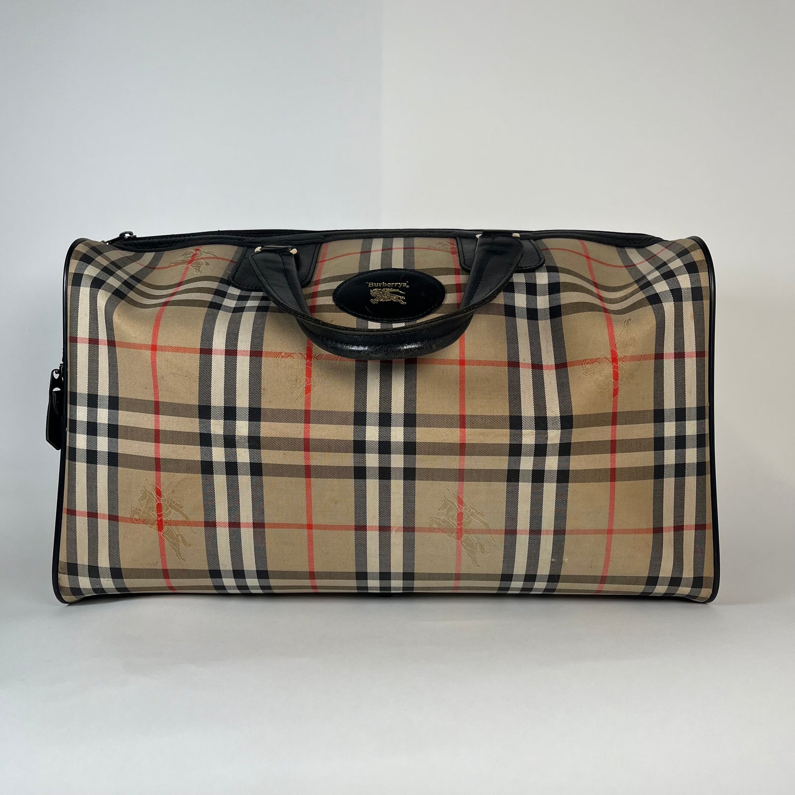 Burberry Prosum Haymarker Canvas Check Weekender