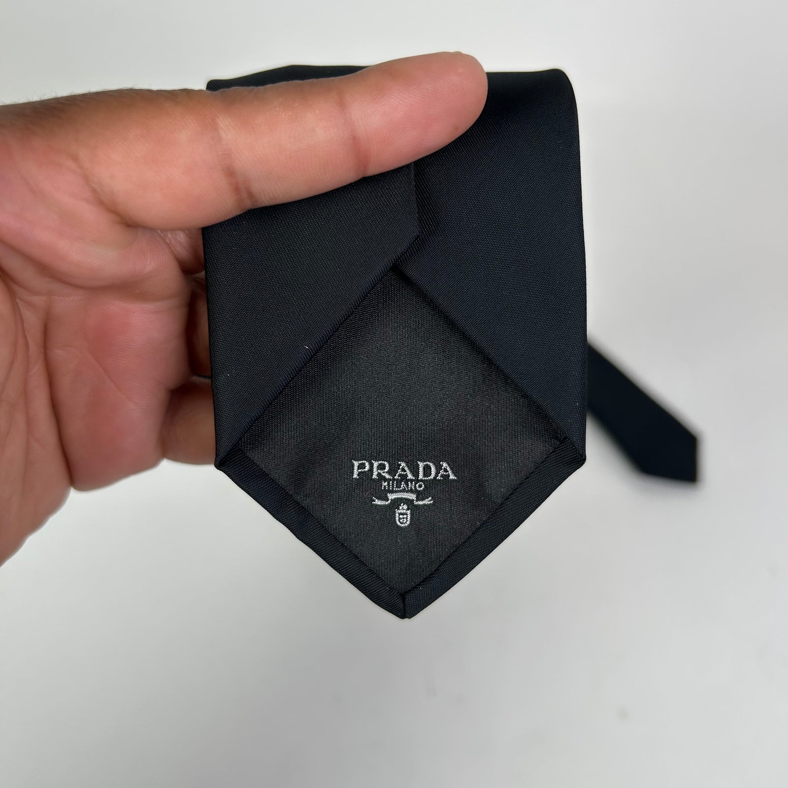 Prada Re-Nylon Garbadine Tie
