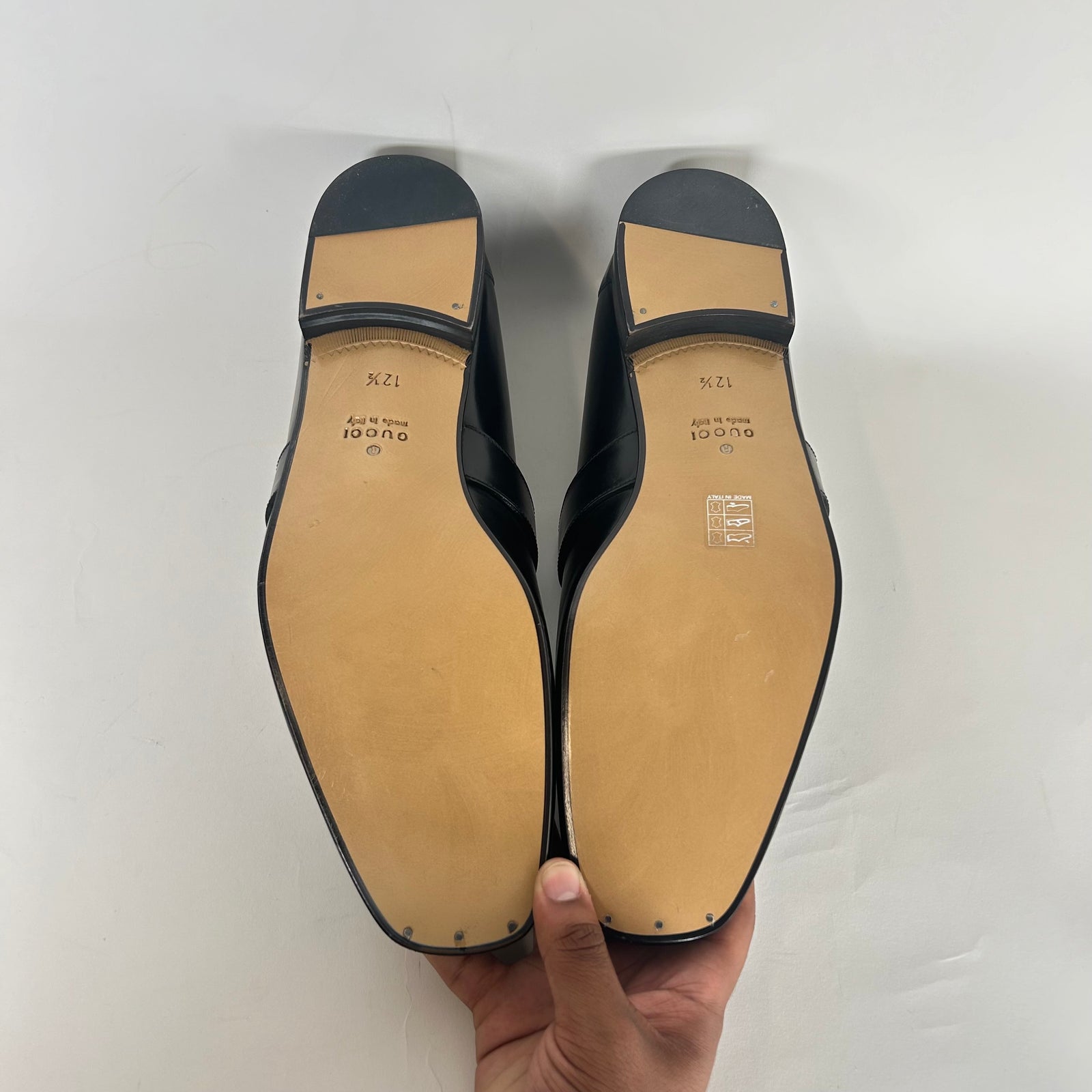 Gucci Black Double G Loafer Size 12.5